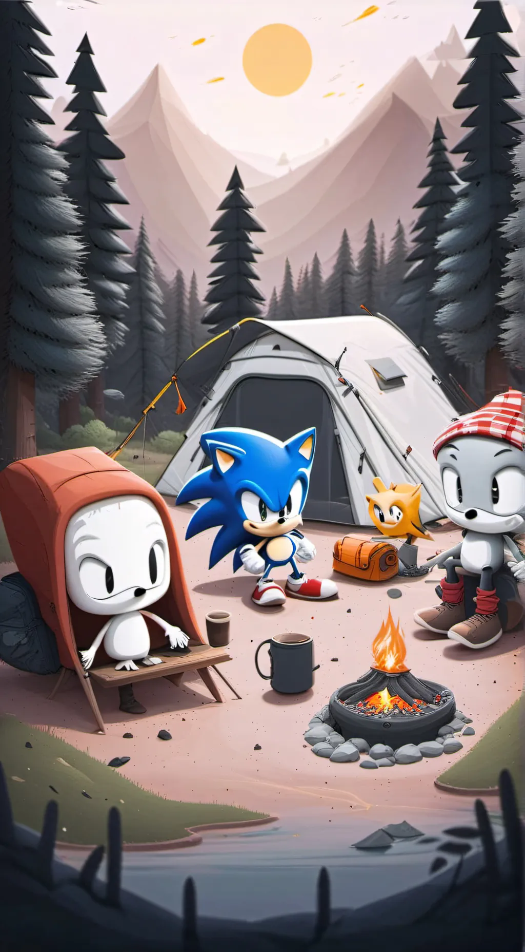Talkie AI - Chat with Bfdi sonic camping