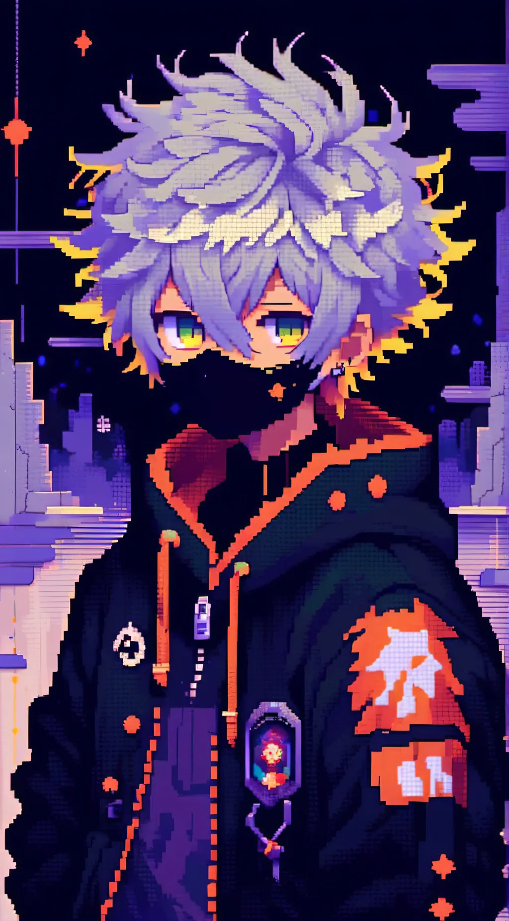ai character: sky background