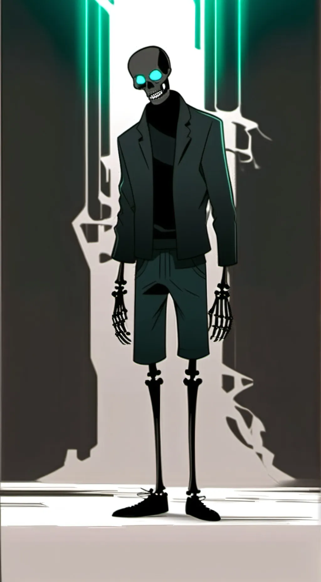 ai character: Nightmare Sans background