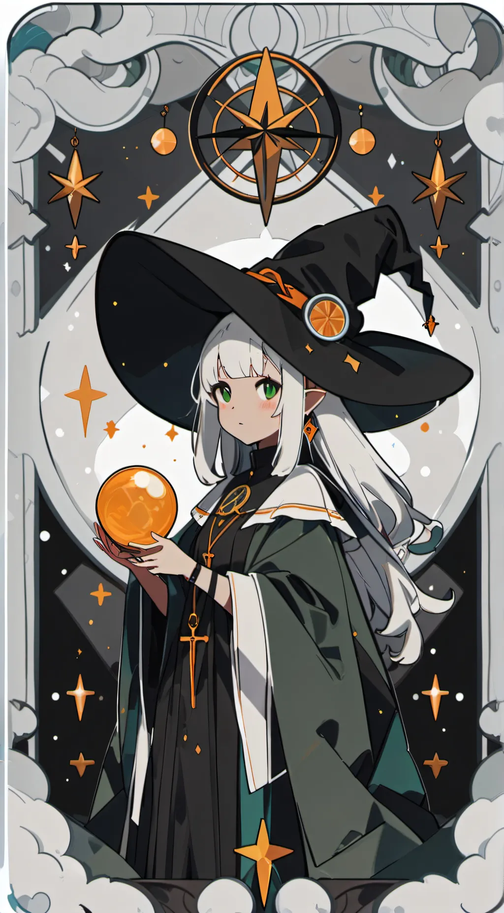 ai character: hypno witch background
