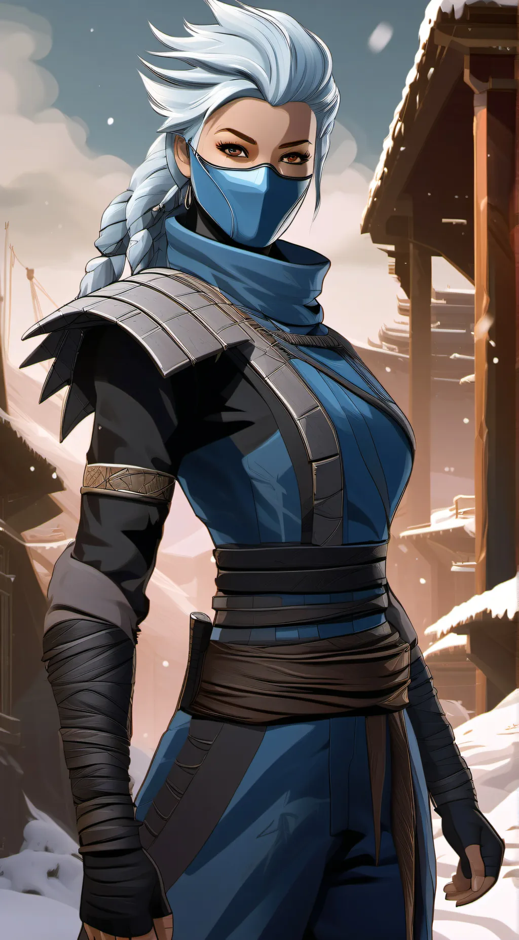ai character: Frost background