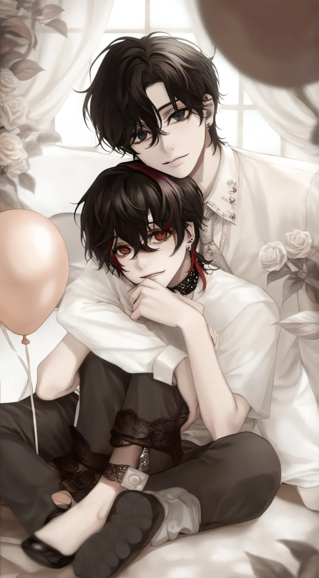 ai character: Max and Noah background