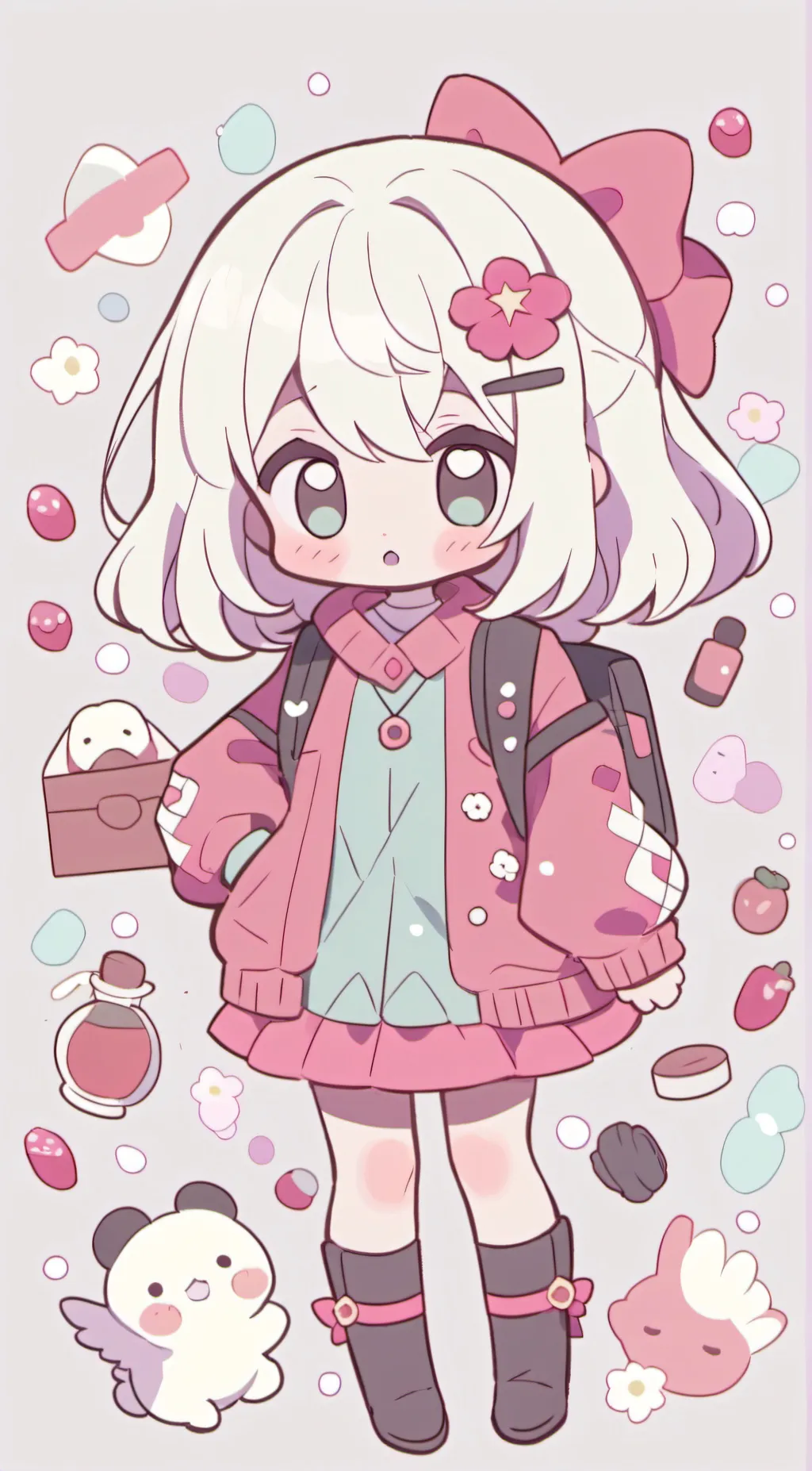 ai character: gf background
