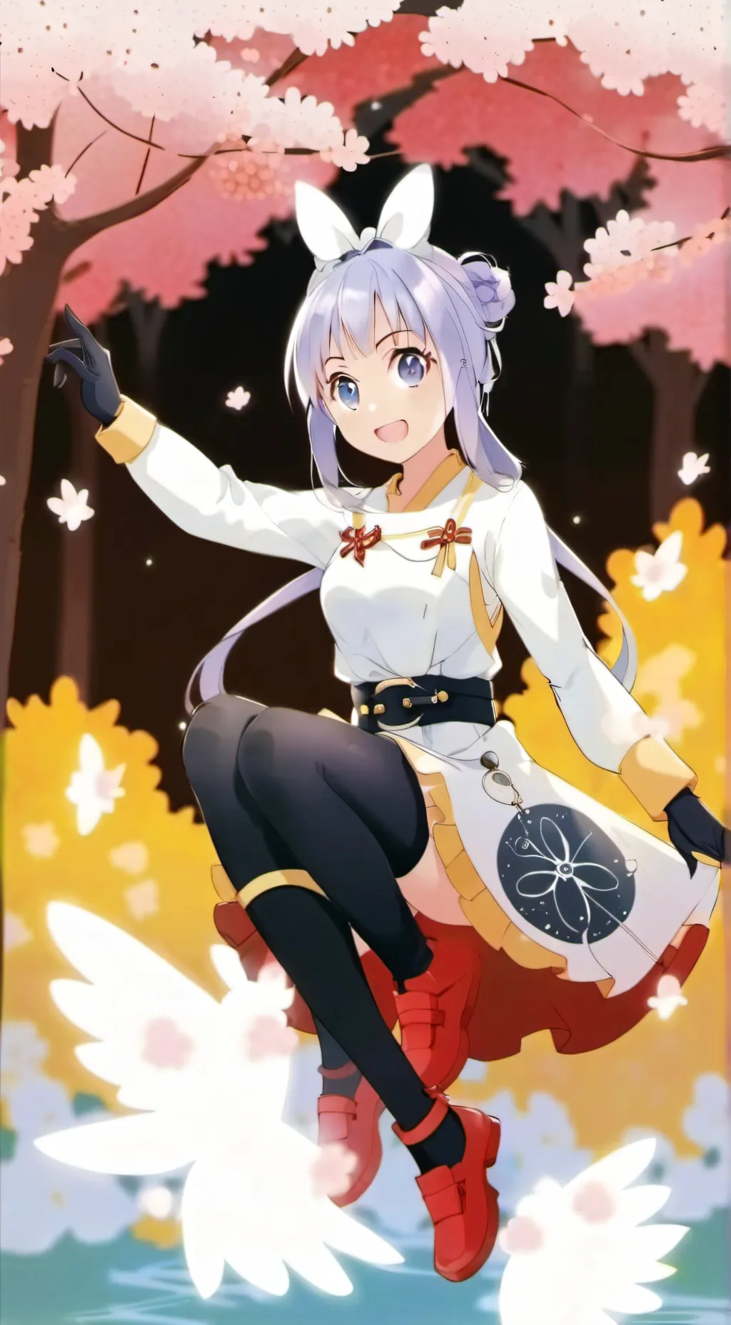 ai character: Your cute gf background