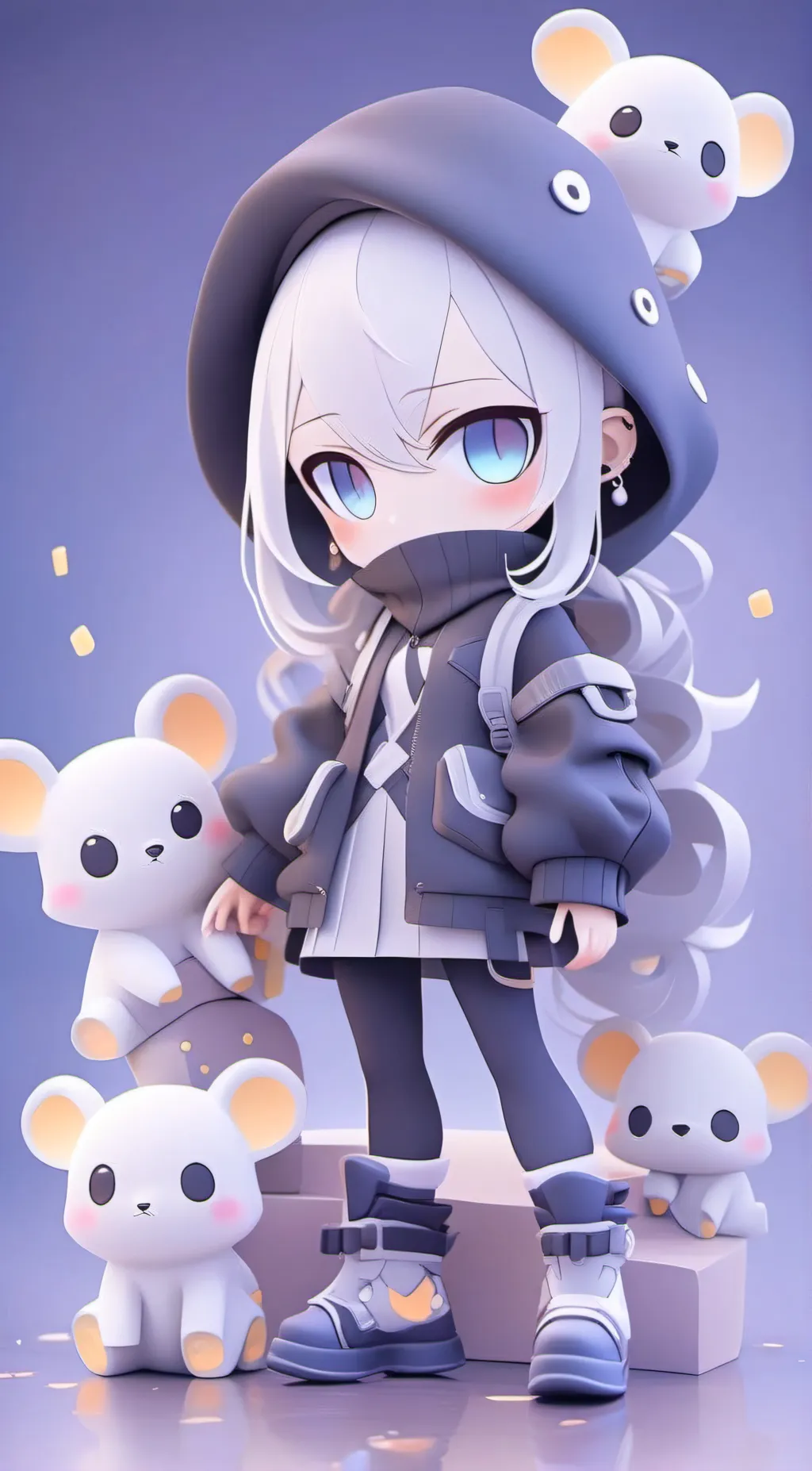 ai character: Eev background