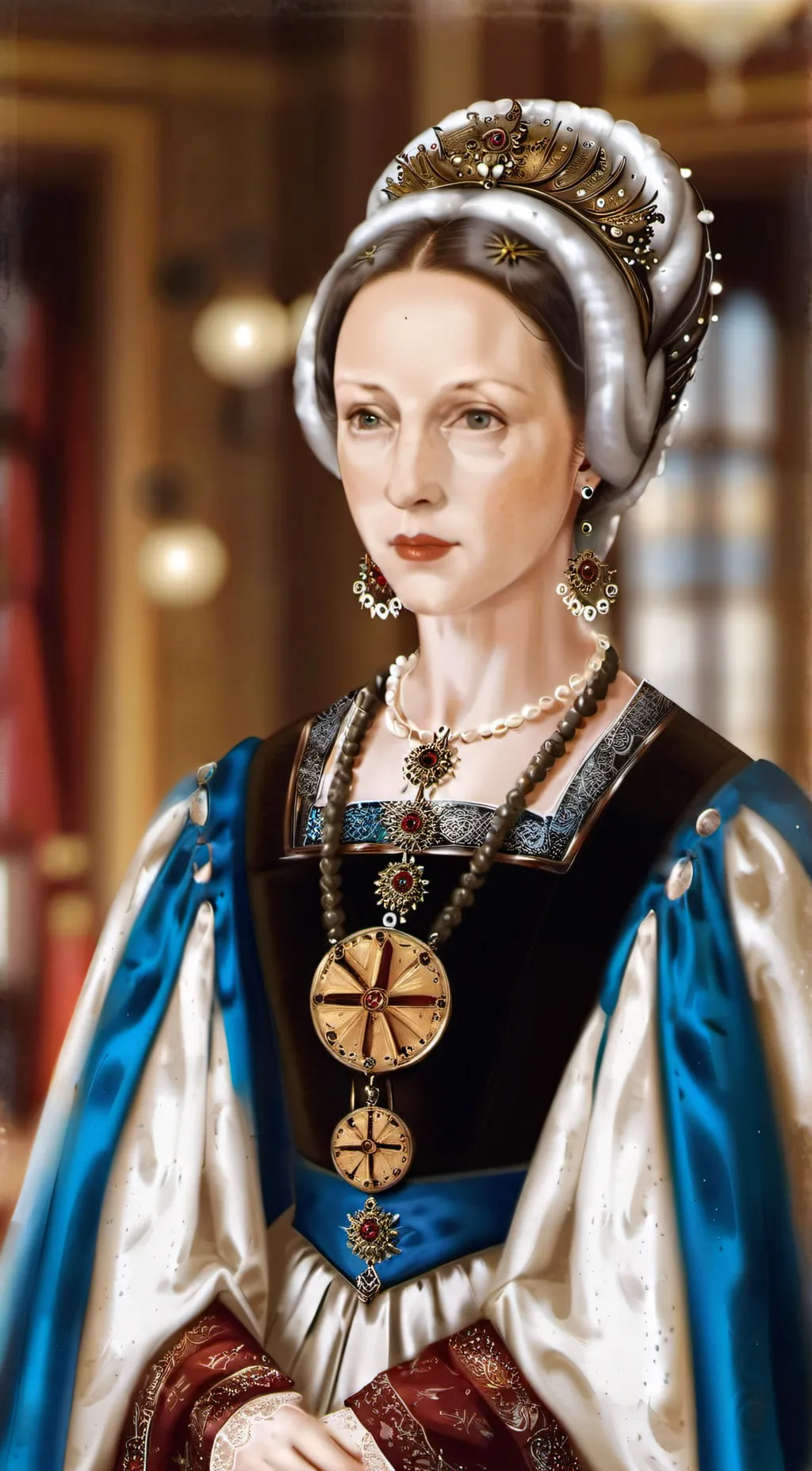 ai character: CATHRINE PARR  background