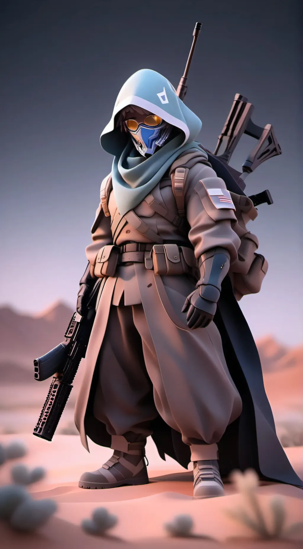 ai character: Carter background