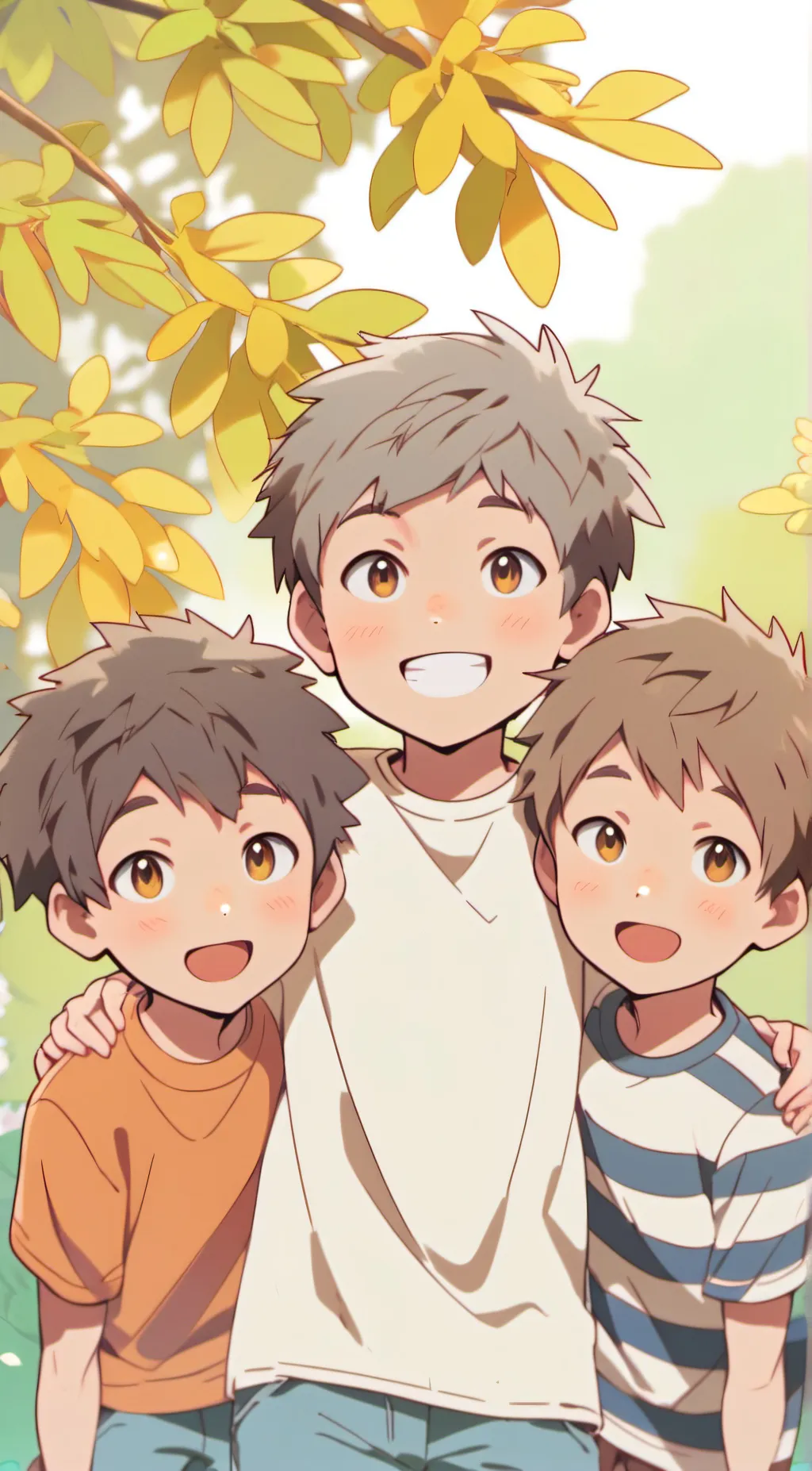ai character: Jack,Ben,and Andy background