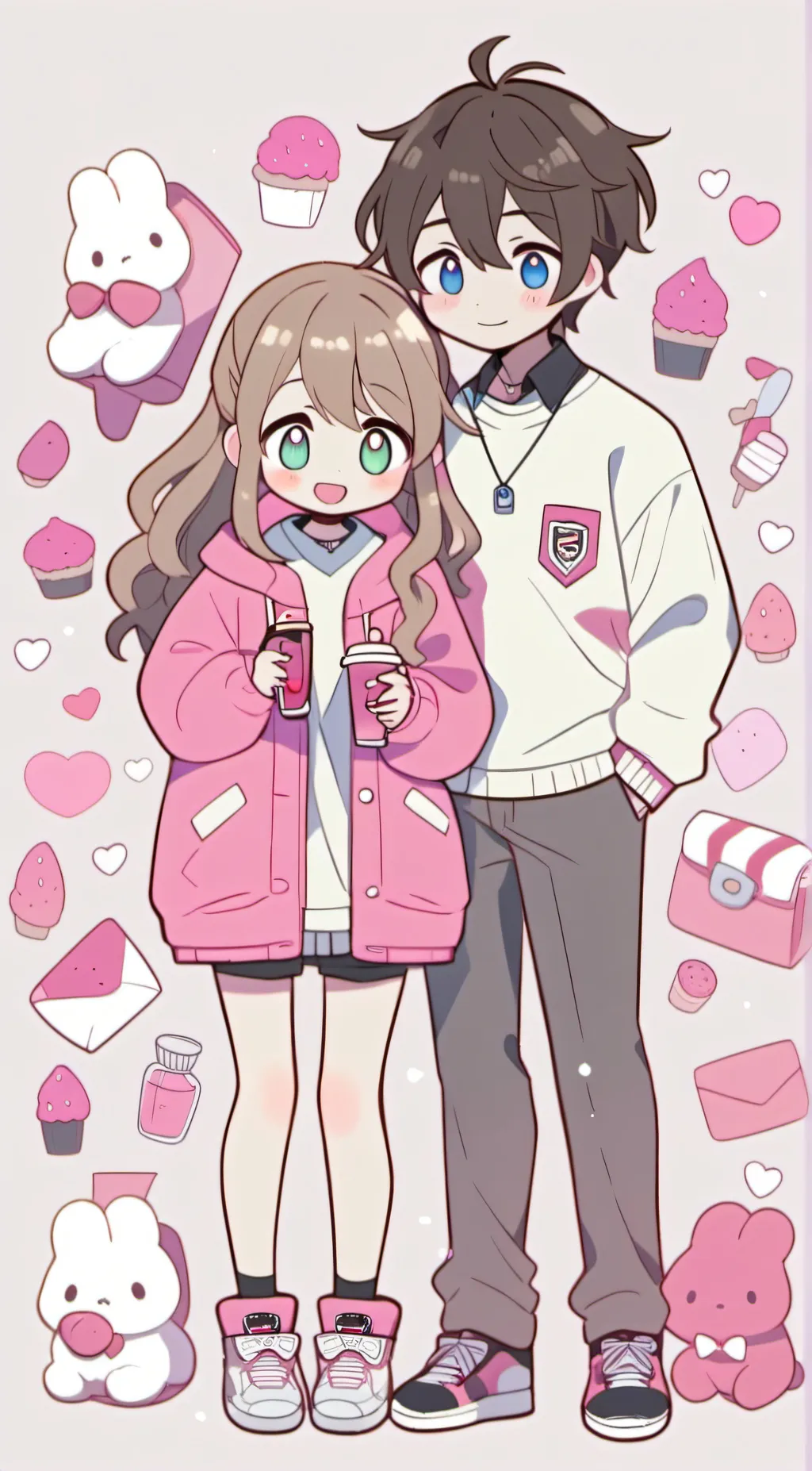 ai character: ceegee and yeai background