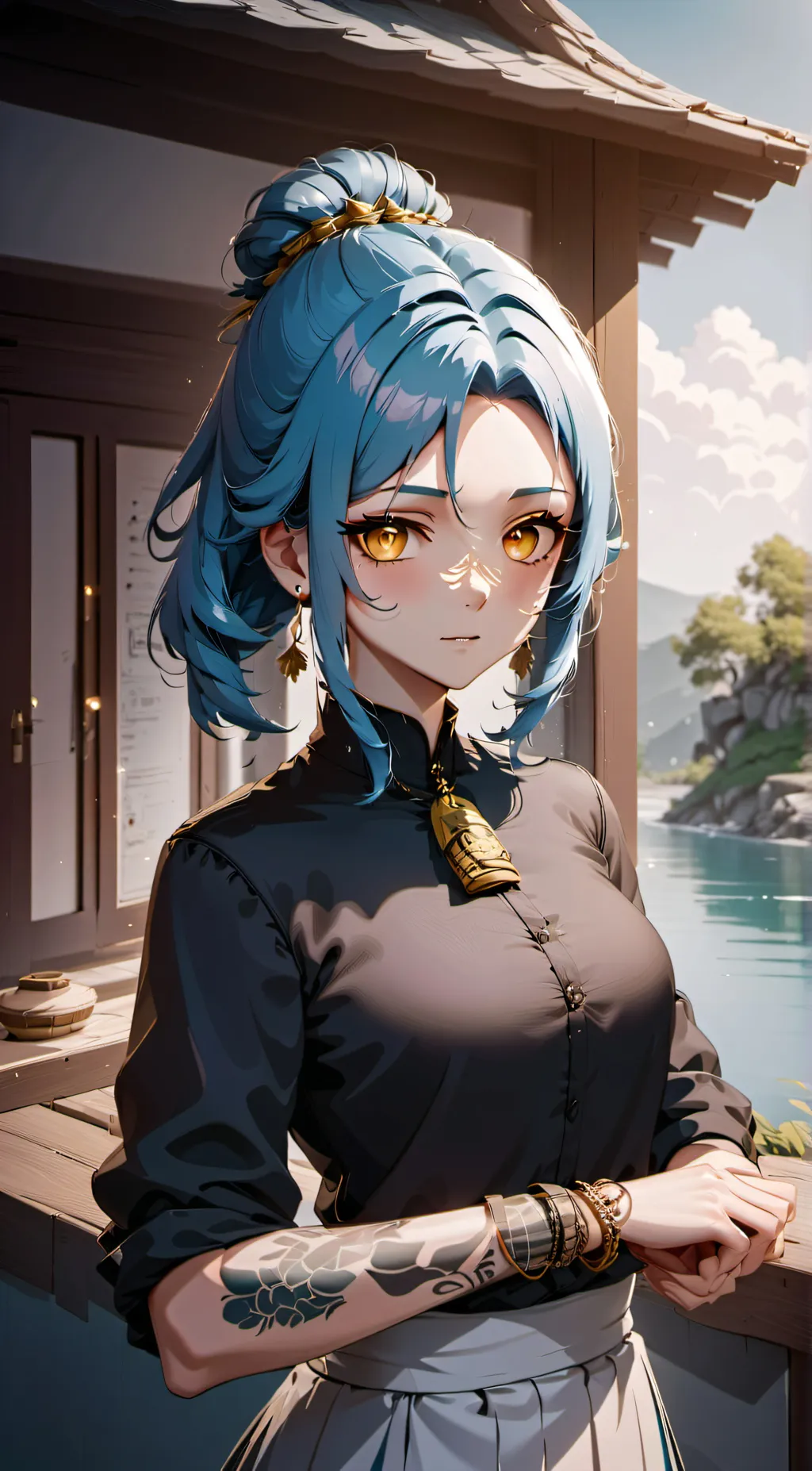 ai character: Ayasaka background