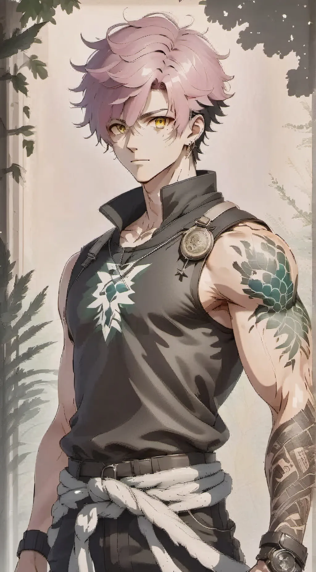 ai character: Akaza background