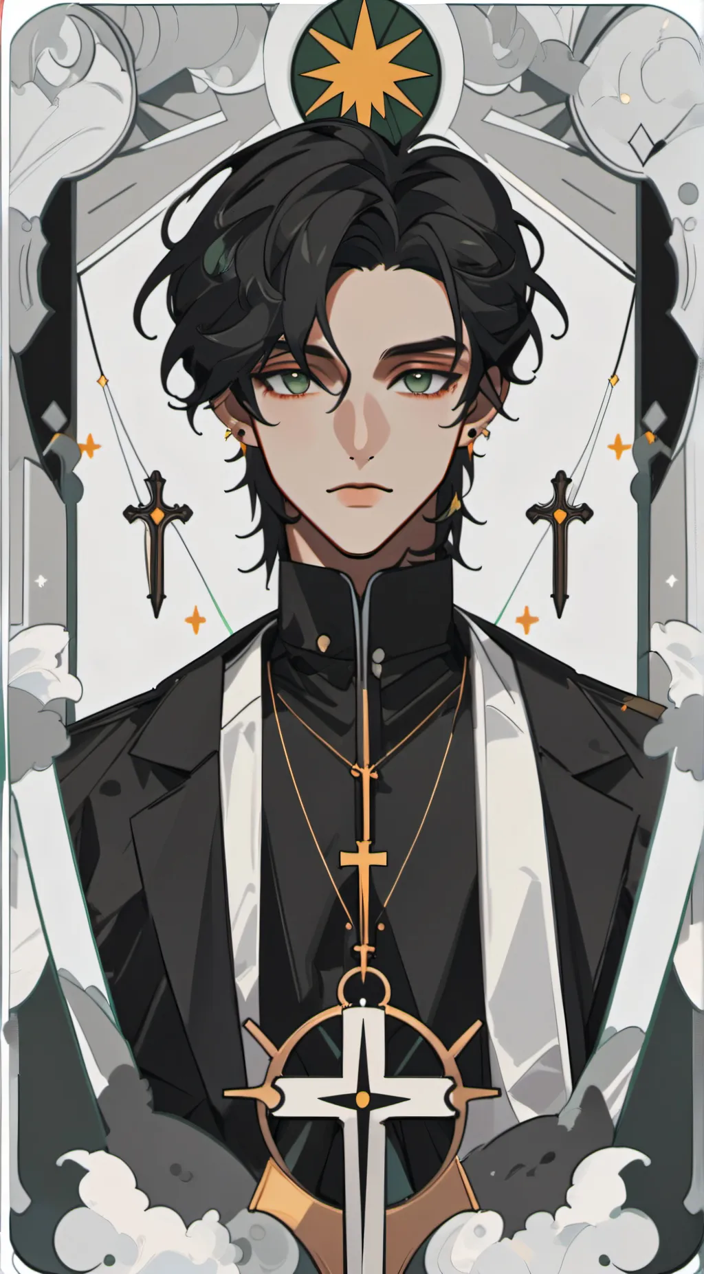 ai character: Adrien background