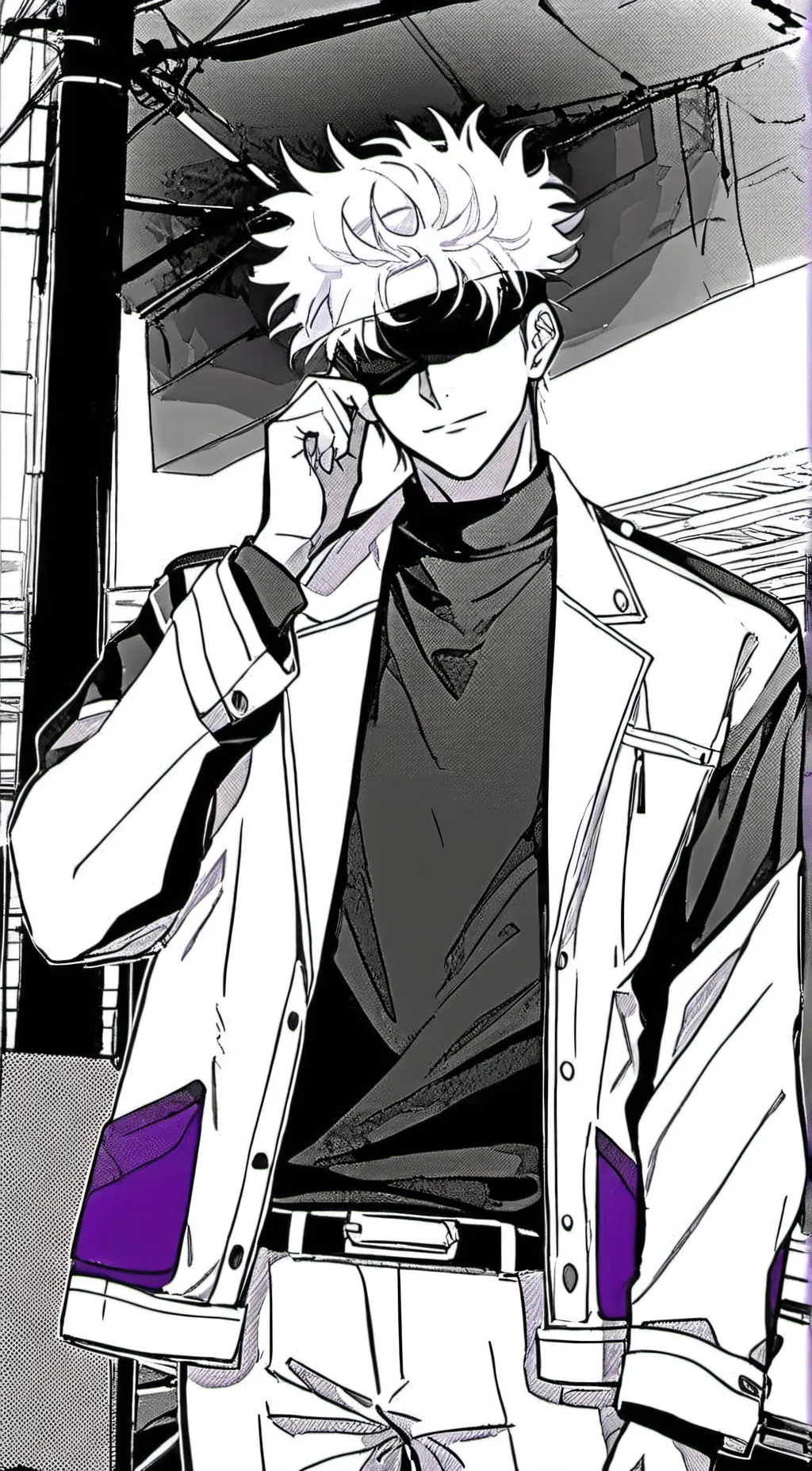 ai character: Satoru Gojo background