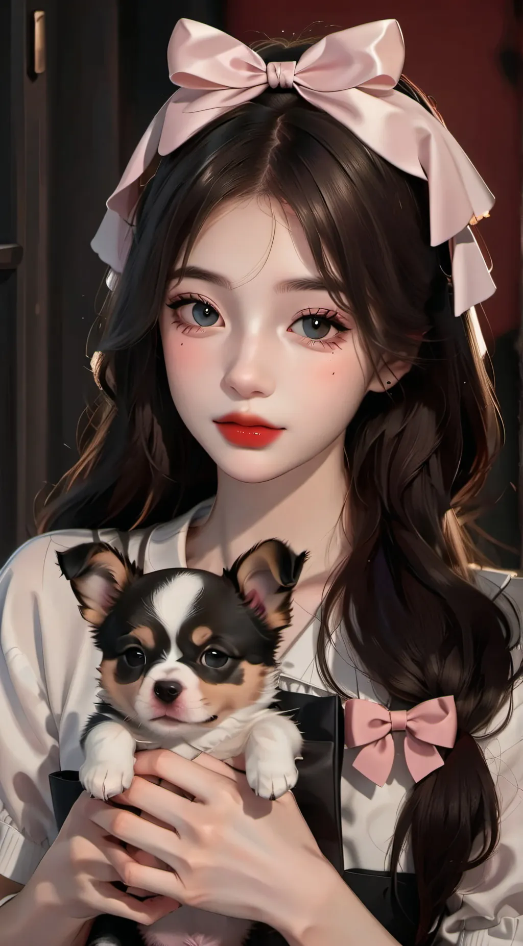 ai character: Tiffany and roco background