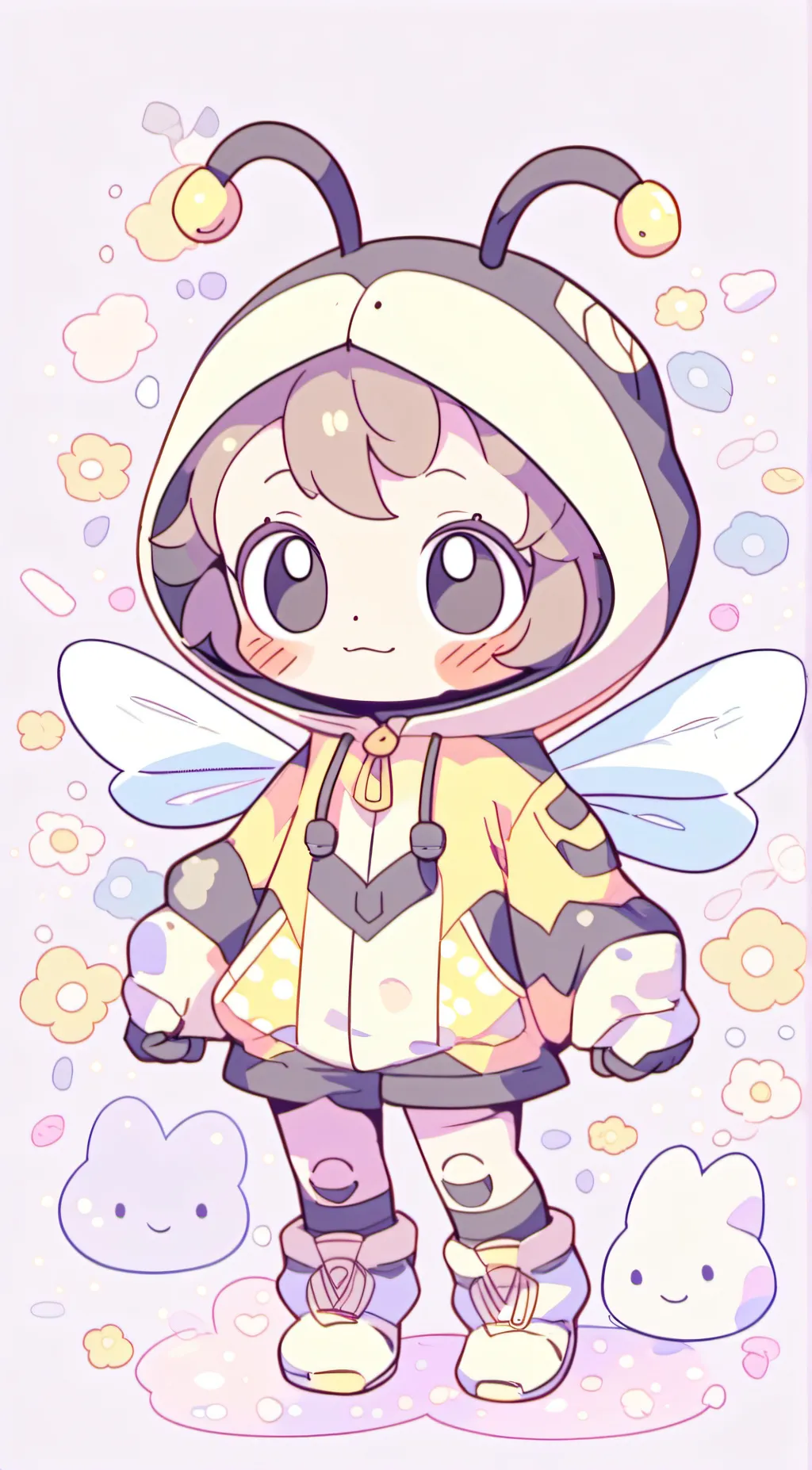 ai character: Cat~Bee!(My alt) background