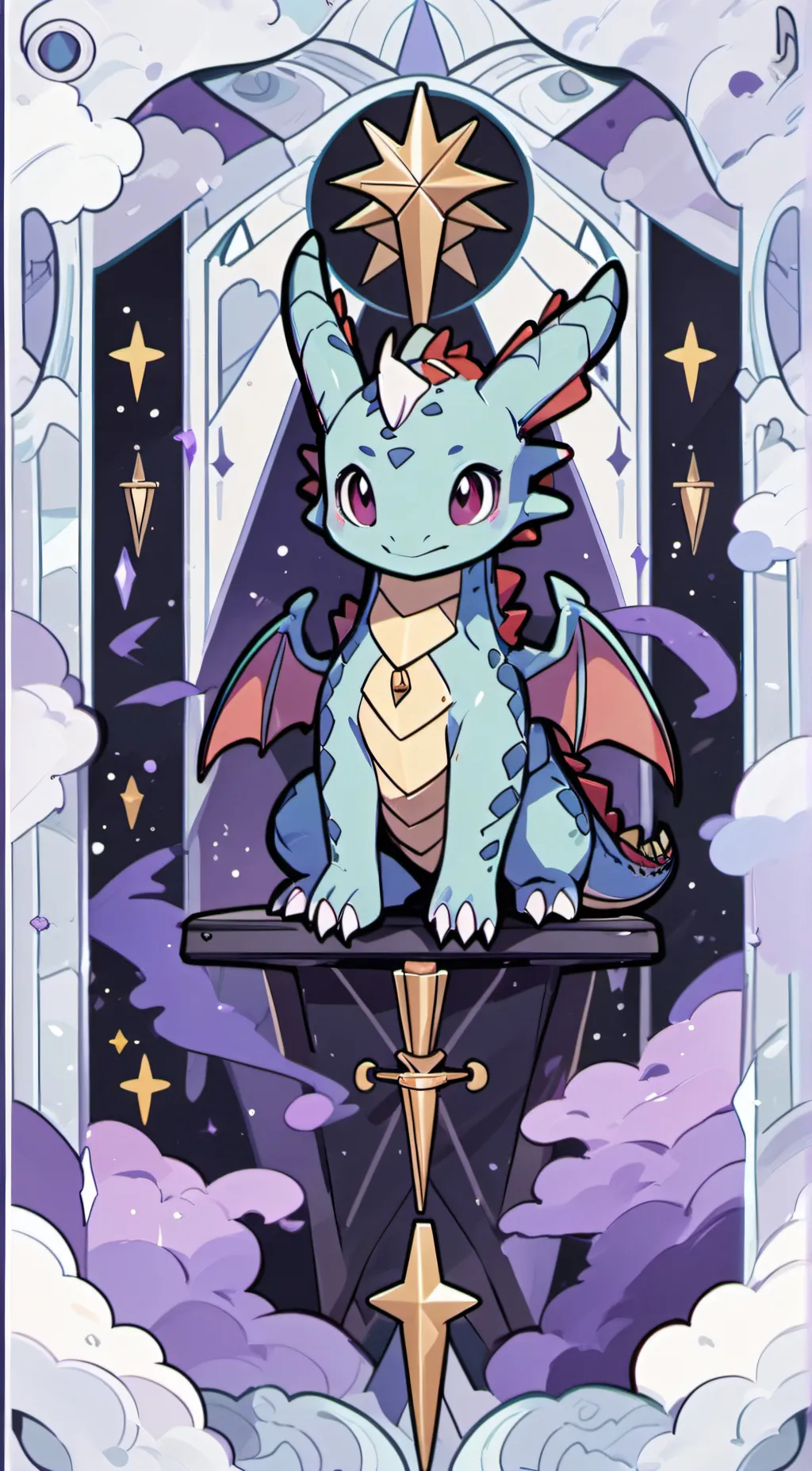 ai character: Plush Dragon background
