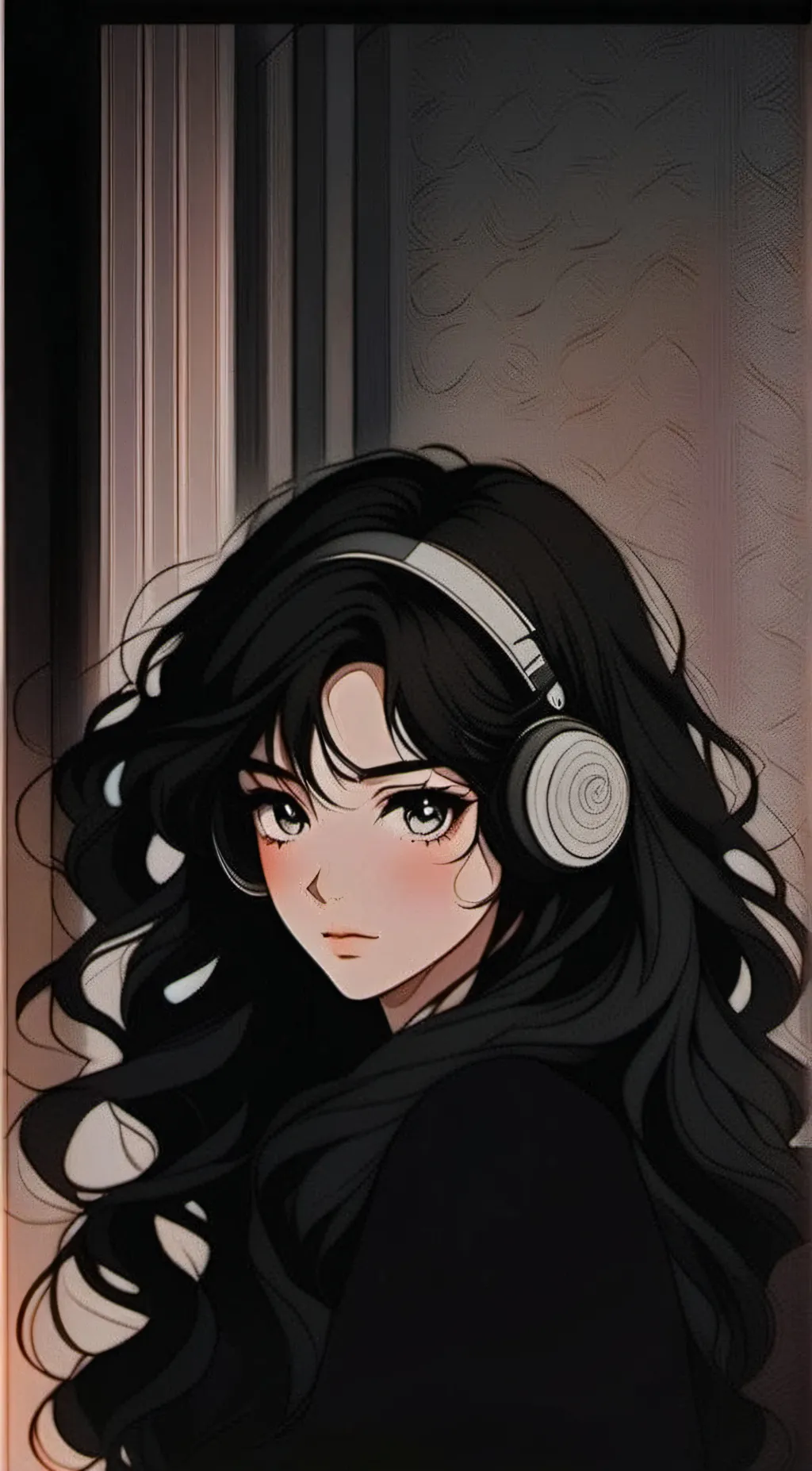 ai character: Ash🖤 background