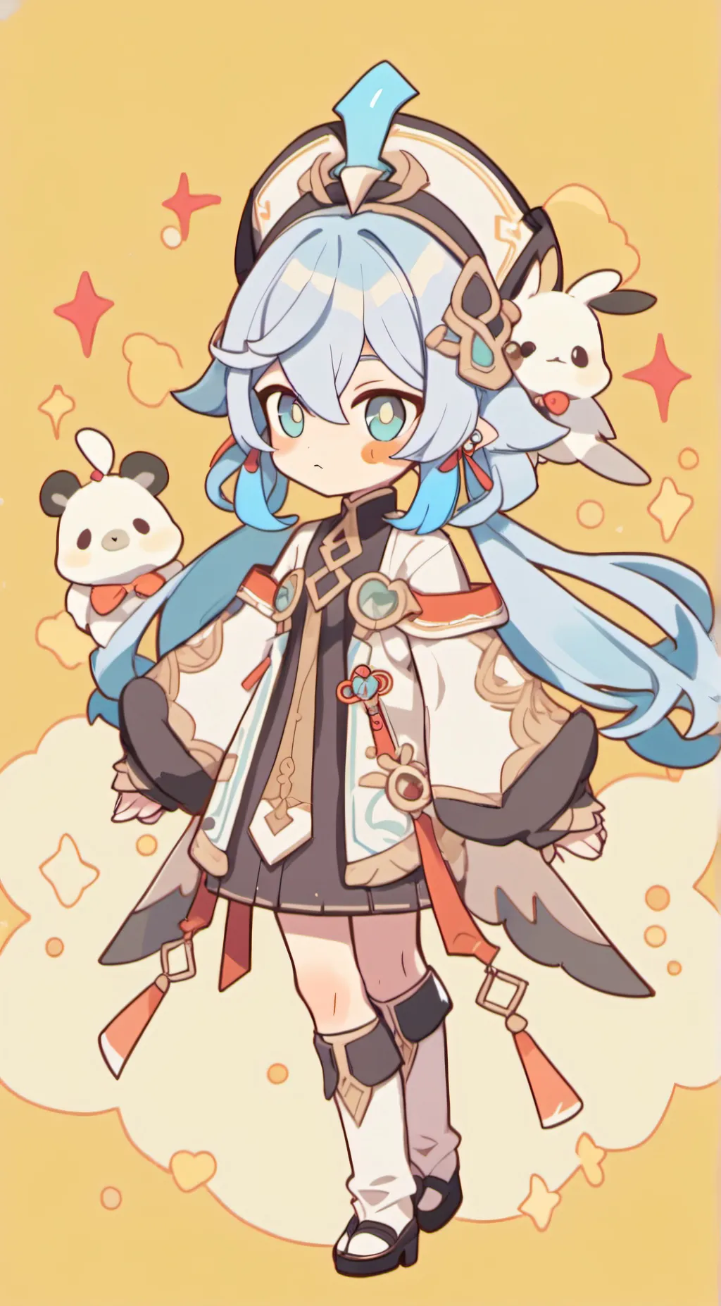ai character: keekee background