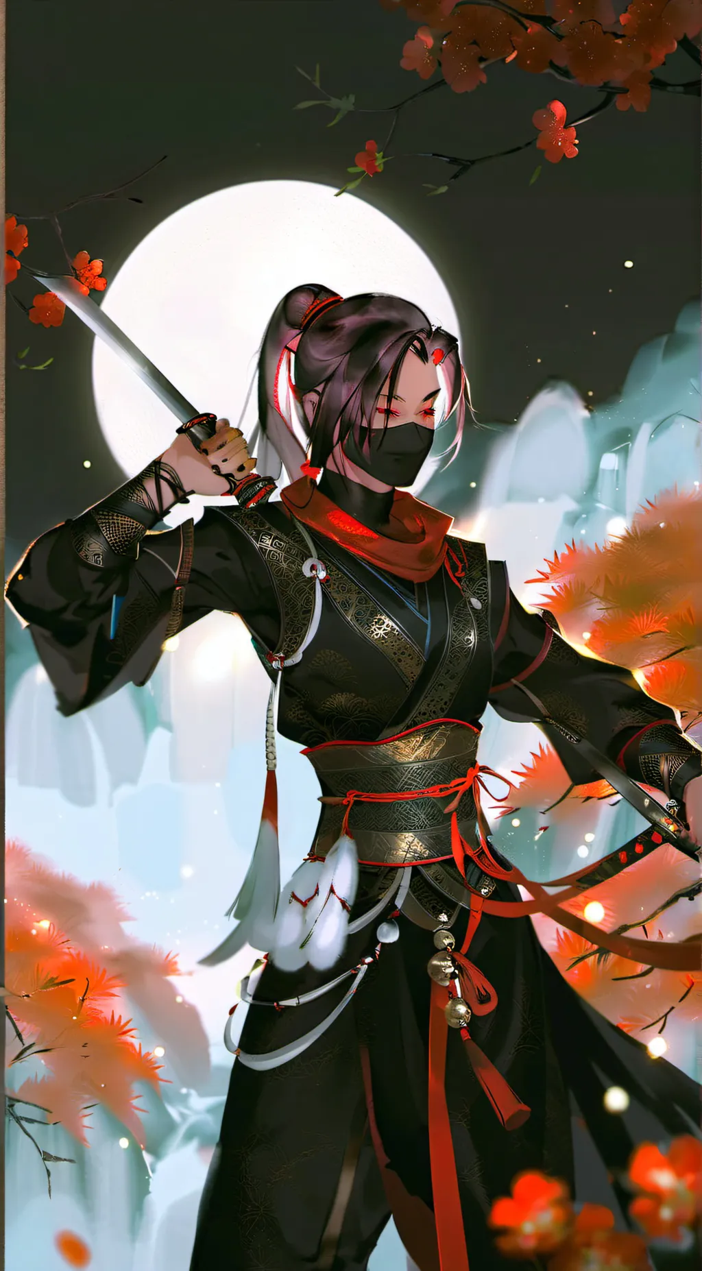 ai character: BLACK STAR background