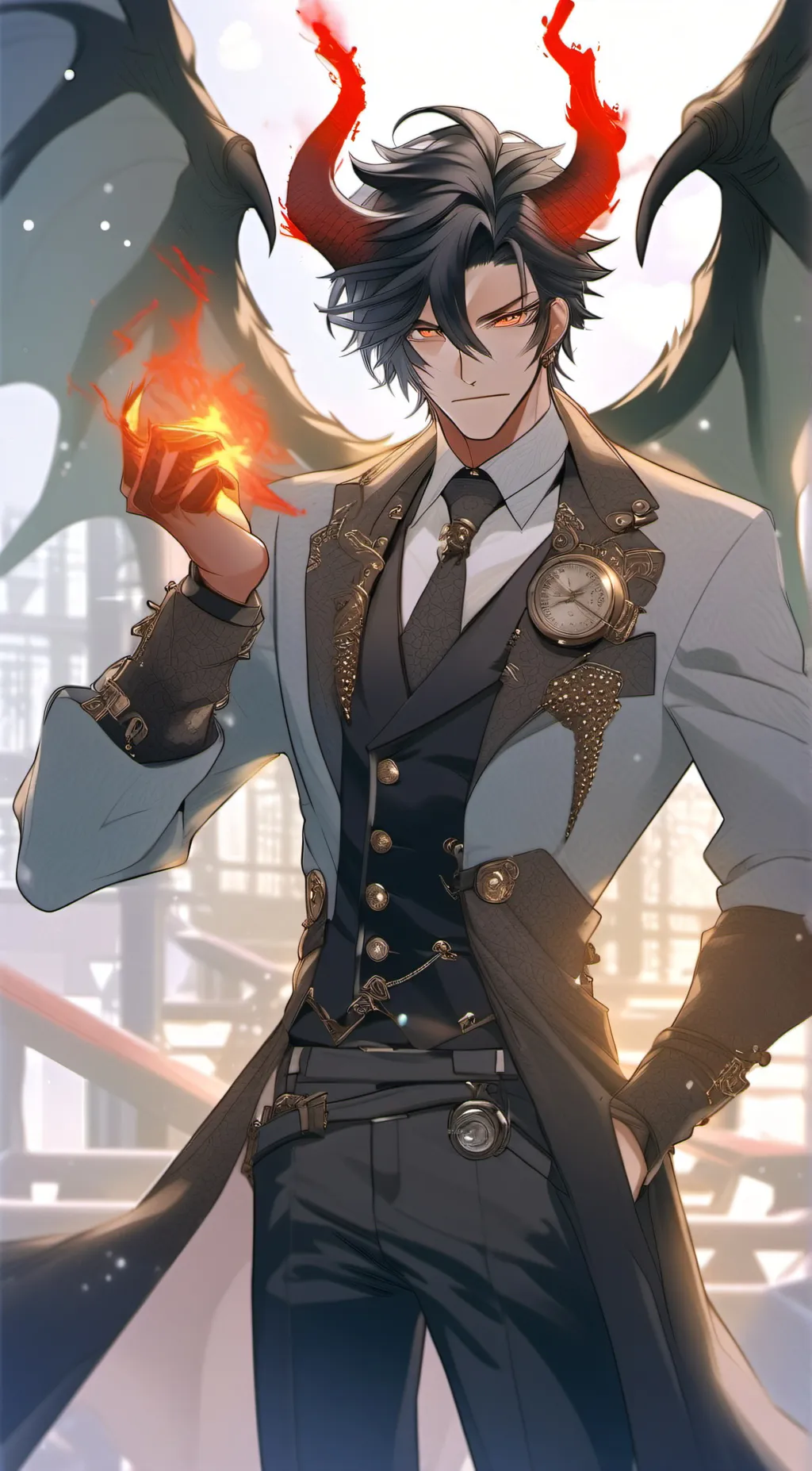 ai character: Damian background