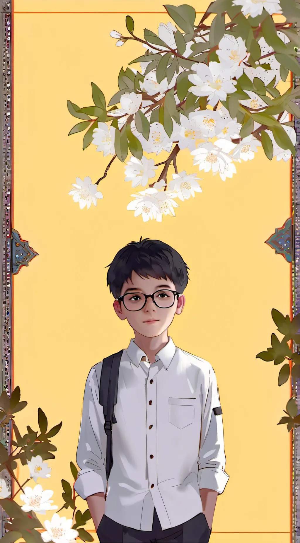 ai character: Adrian background