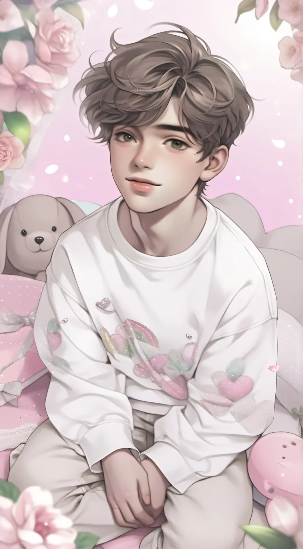 ai character: A good boy background