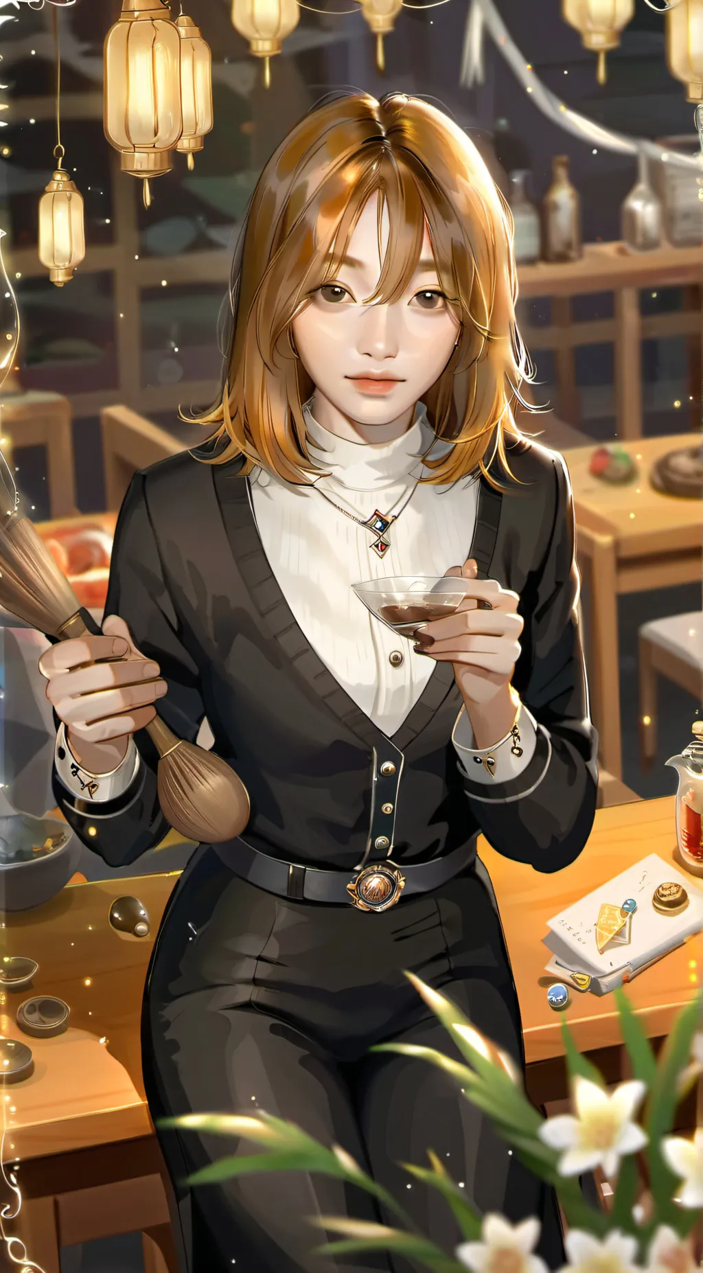 ai character: Maria lee background