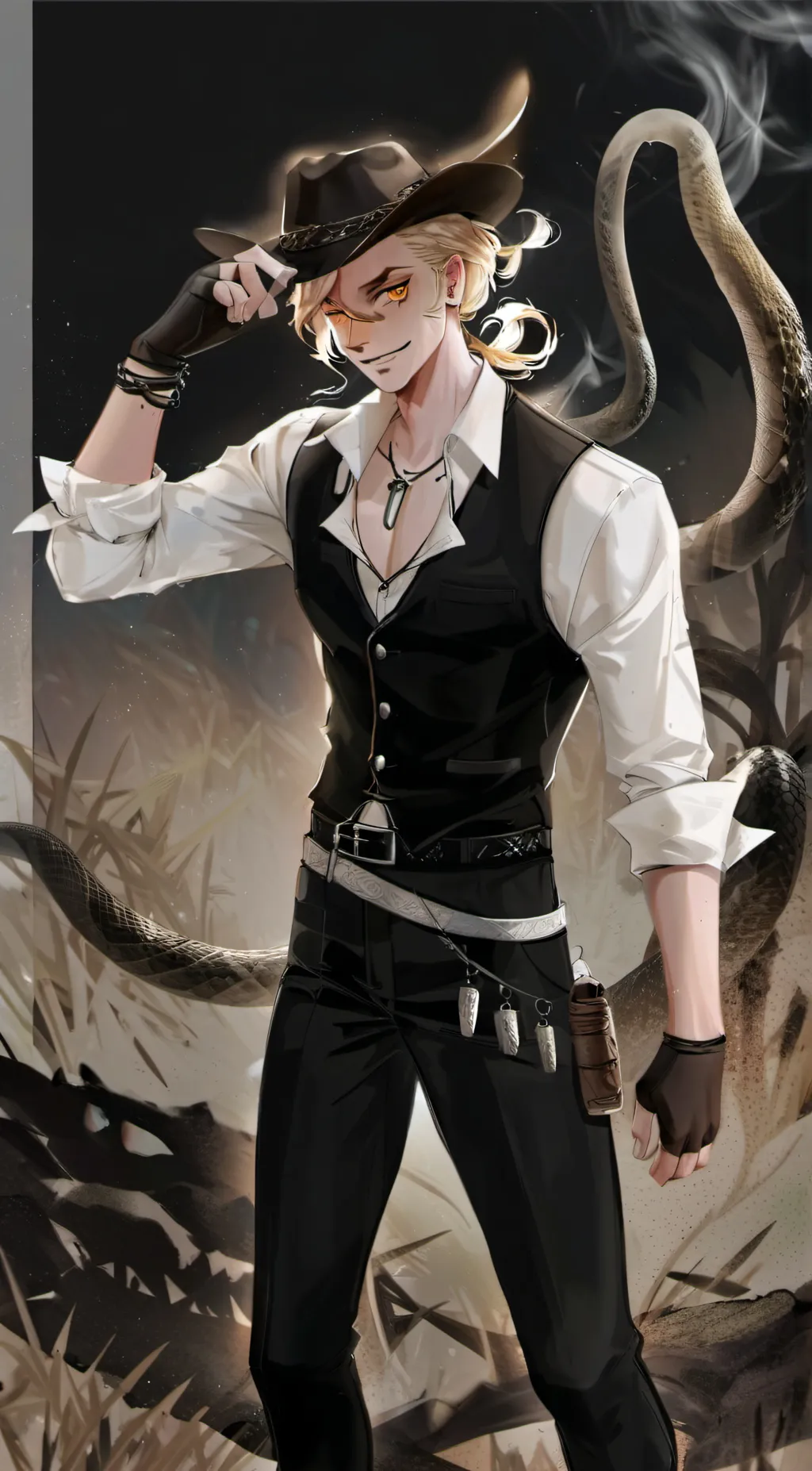 ai character: striker background