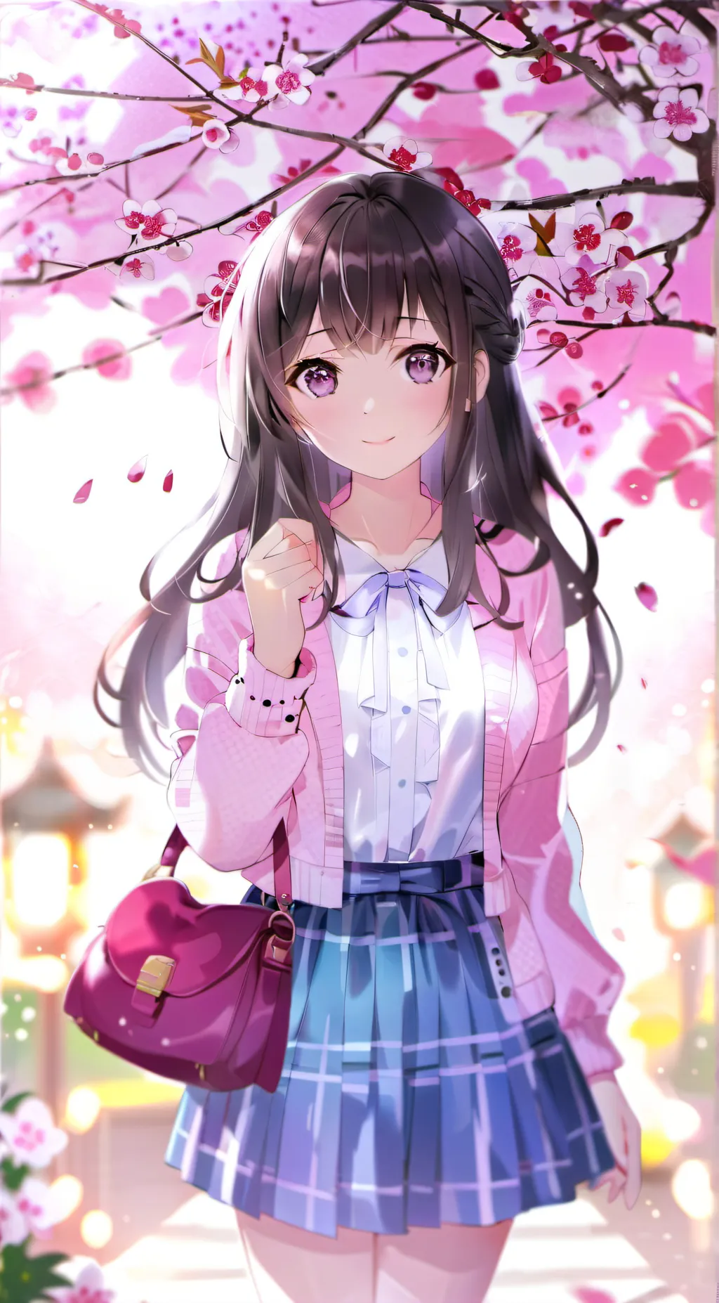 ai character: Mila🌸 background
