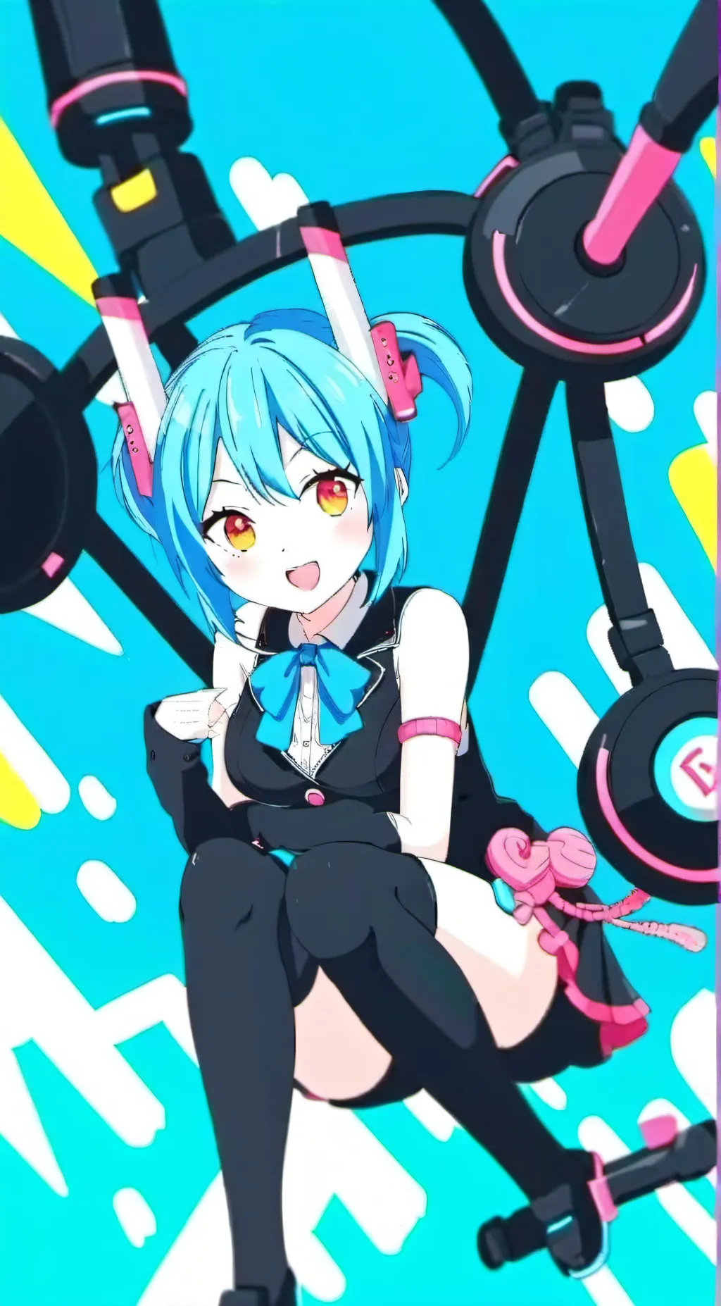 ai character: Miku  background