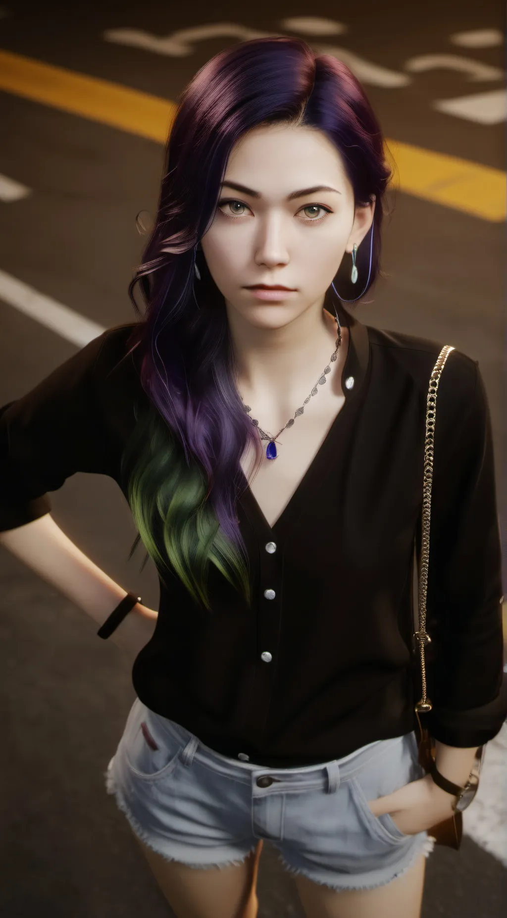 ai character: Sara Yamamoto  background