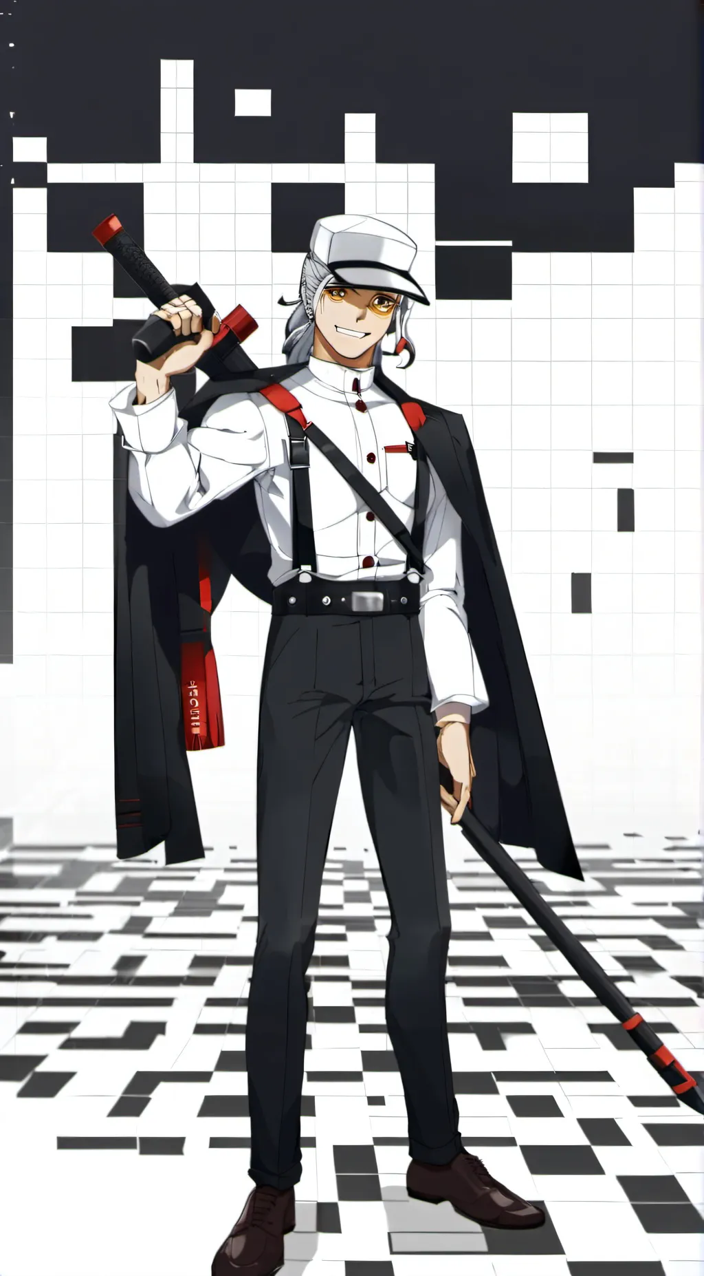 ai character: Mafia boss Tengen background
