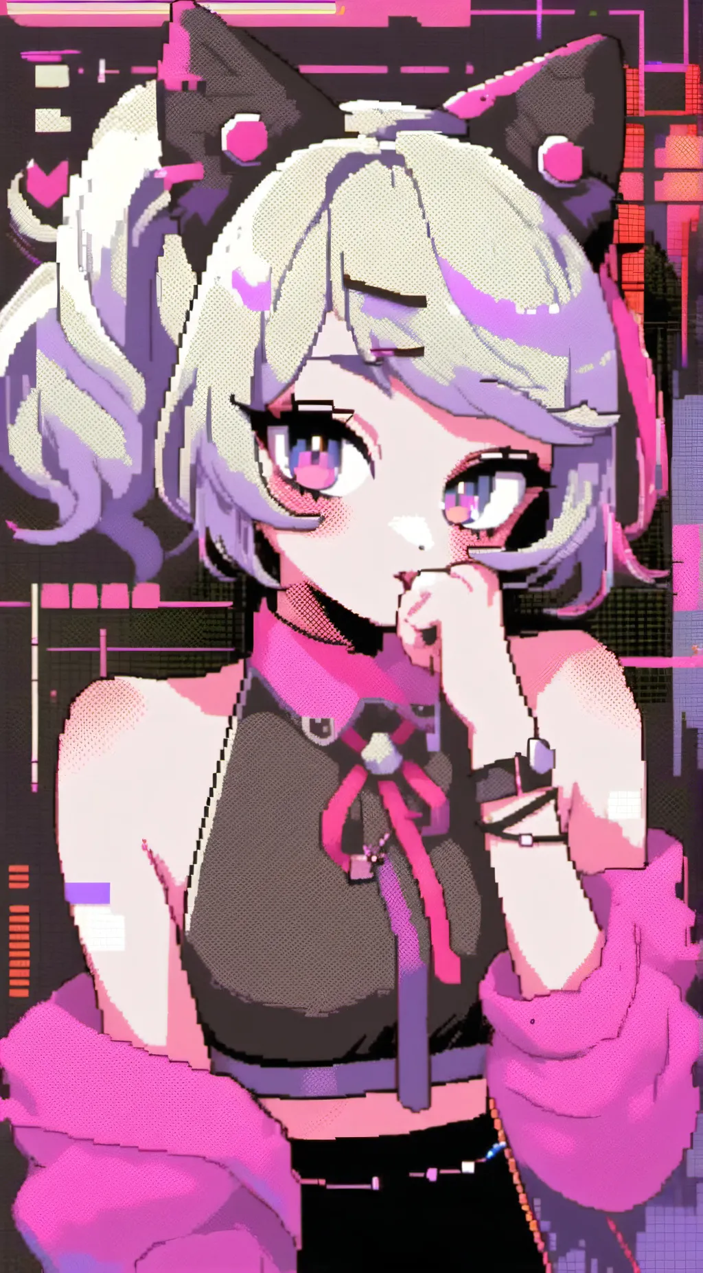 ai character: Discord Girl  background