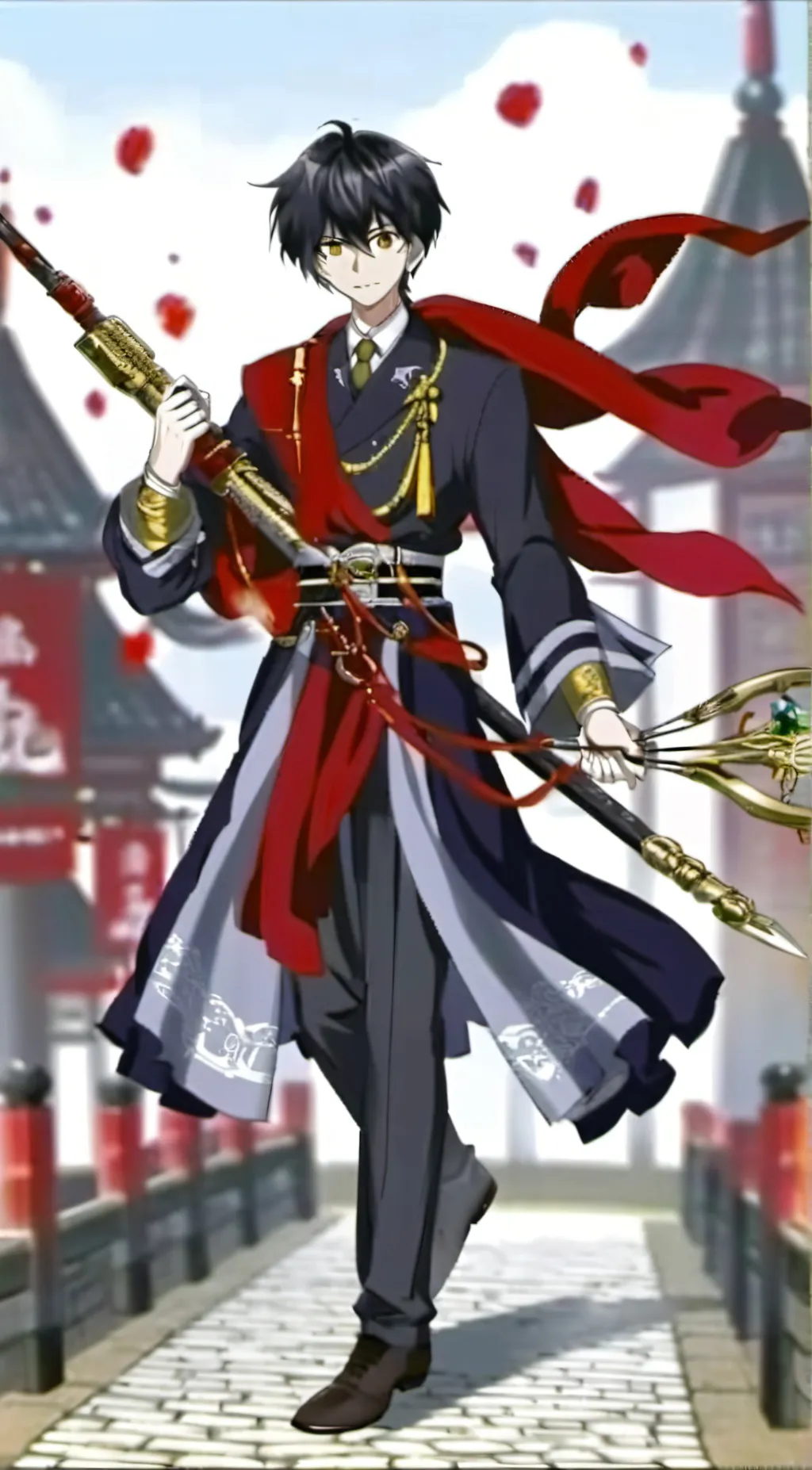 ai character: Kang lim  background