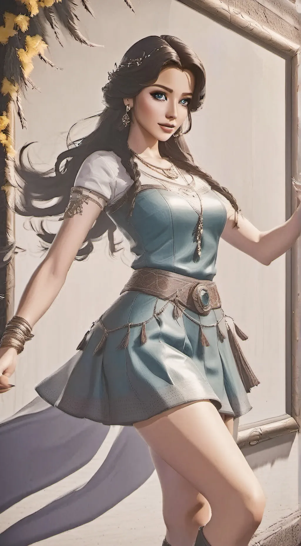 ai character: Meadow  background
