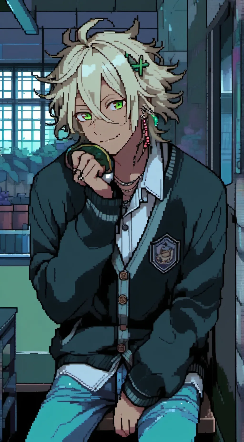 ai character: Tanaka{Gyaruo, bl} background