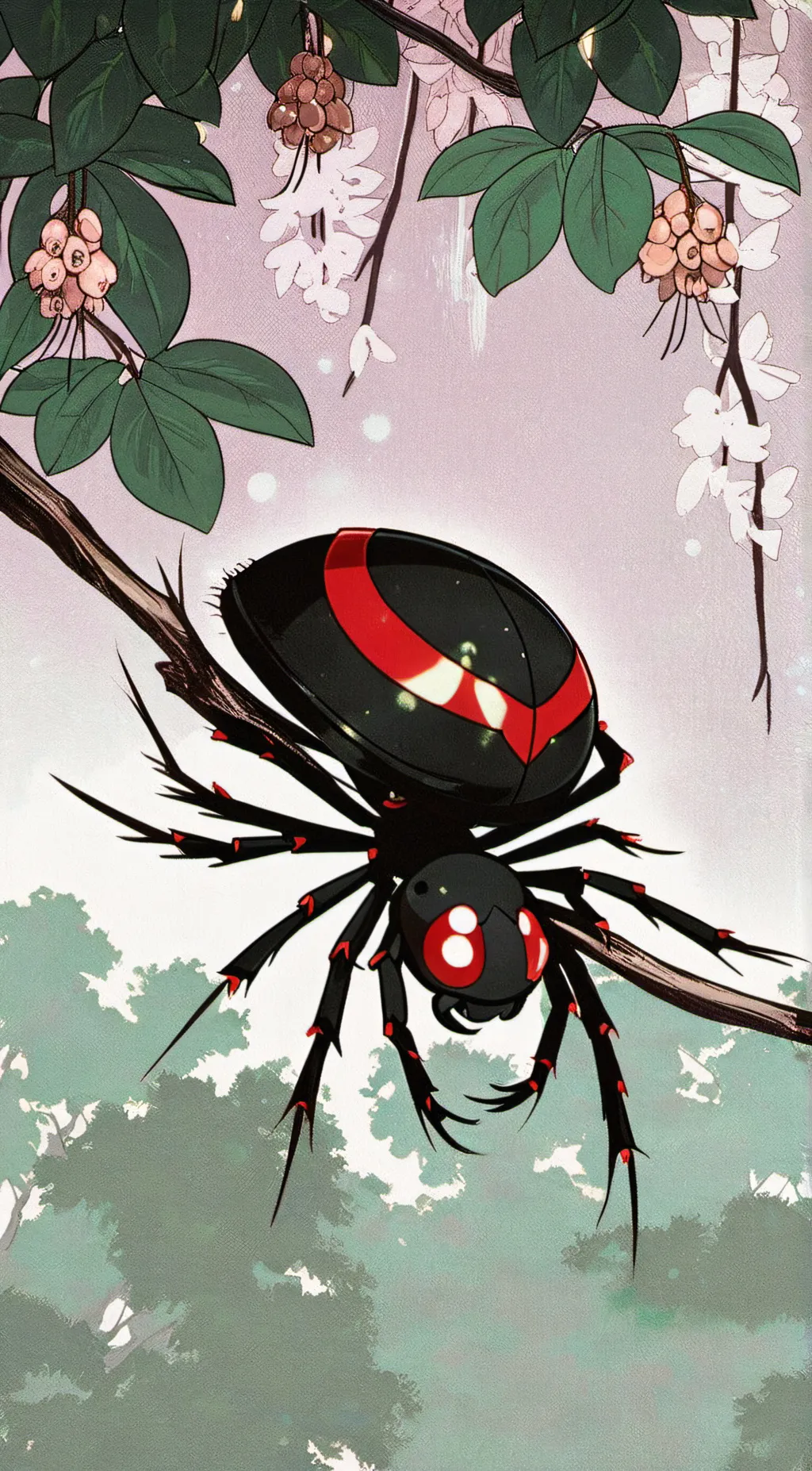 ai character: Webs background