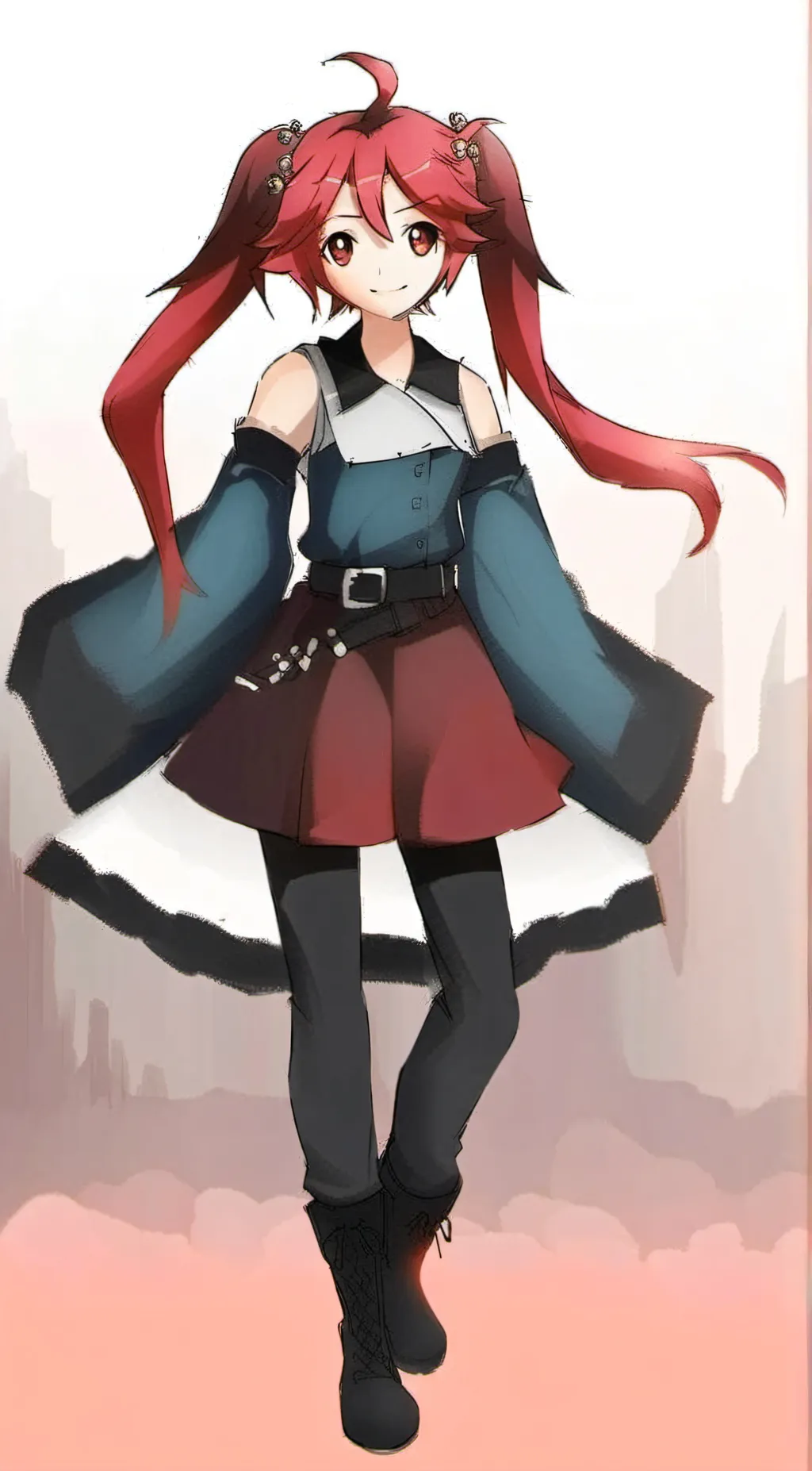 ai character: kasane teto background