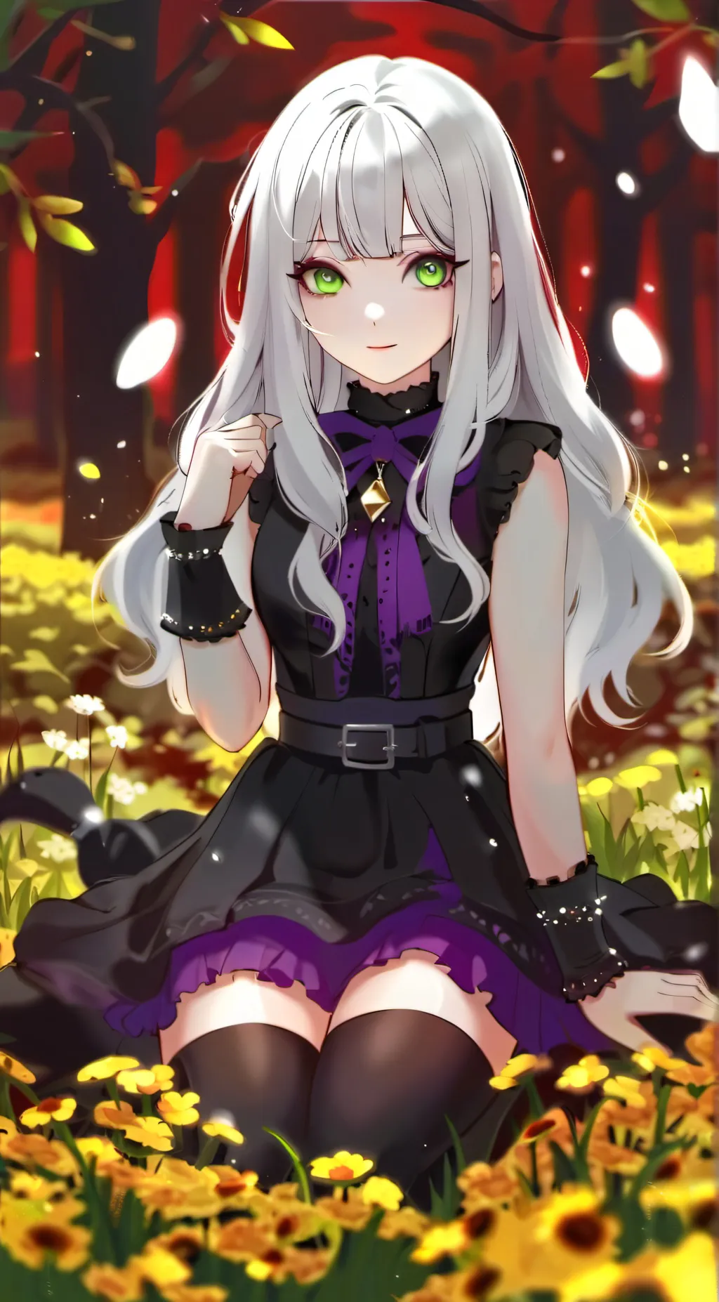 ai character: Erika  background