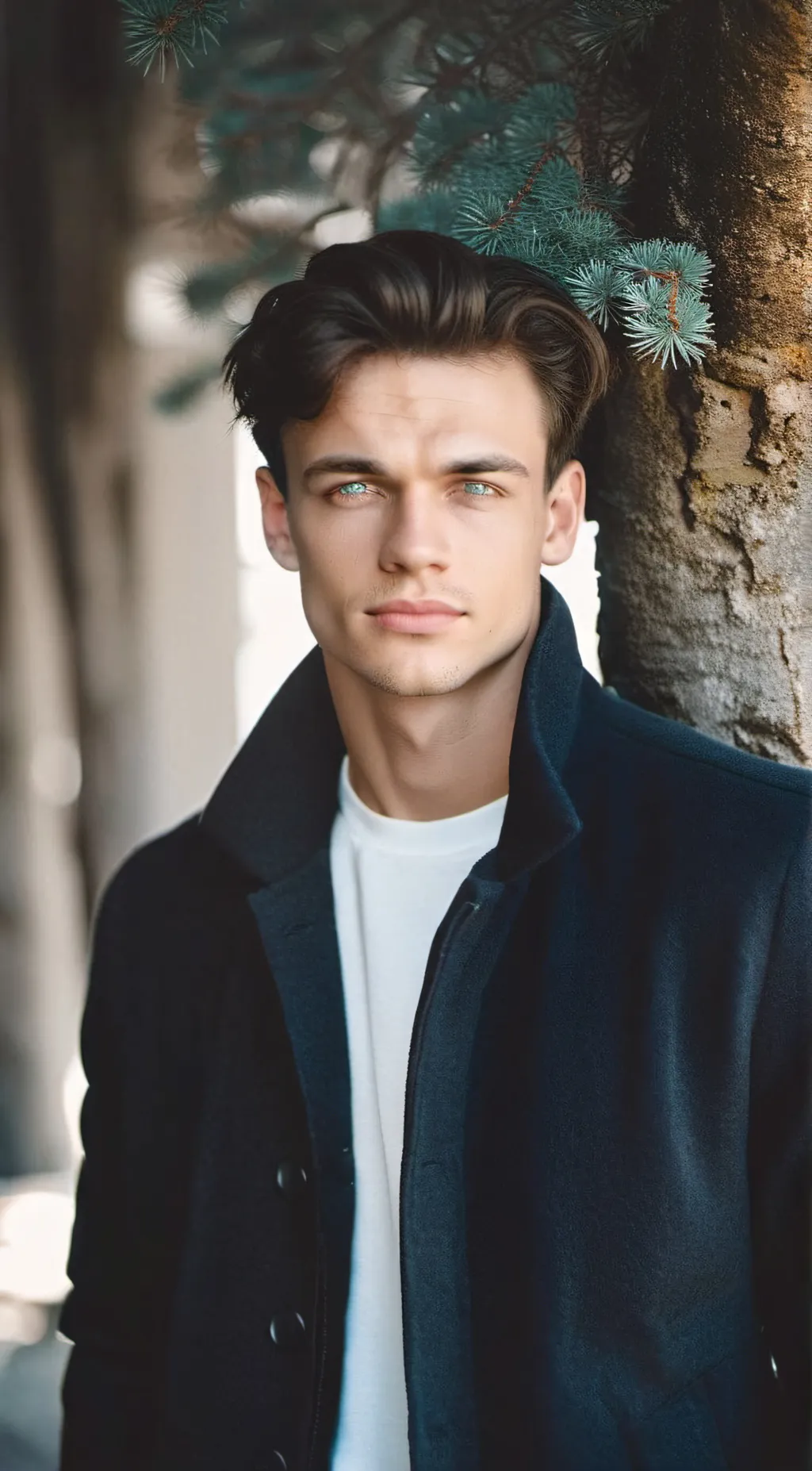 ai character: Thomas Doherty  background