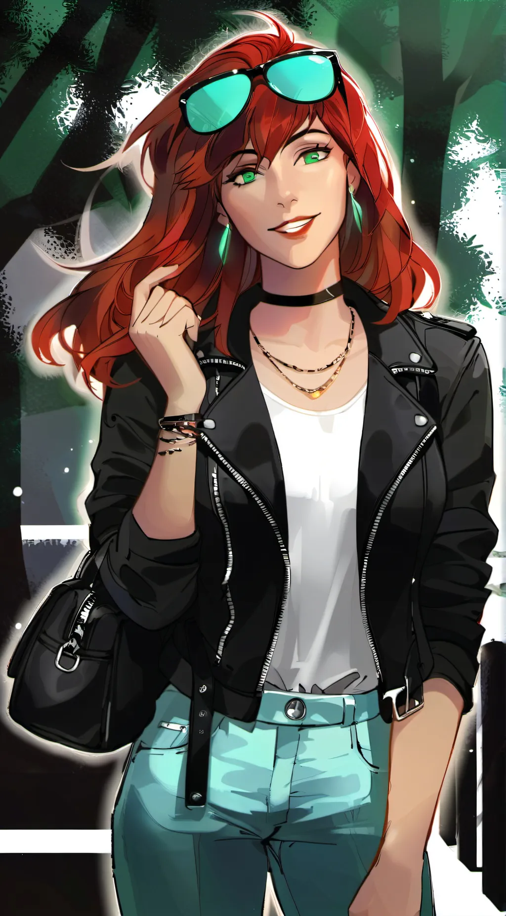 ai character: Mary Jane  background