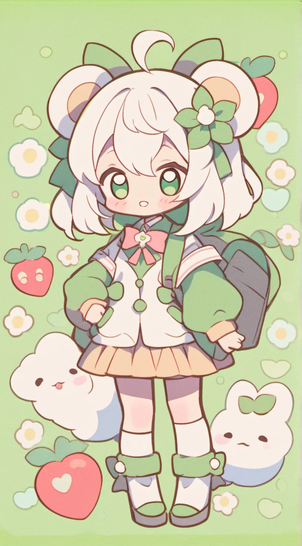 ai character: Demon slayer  background