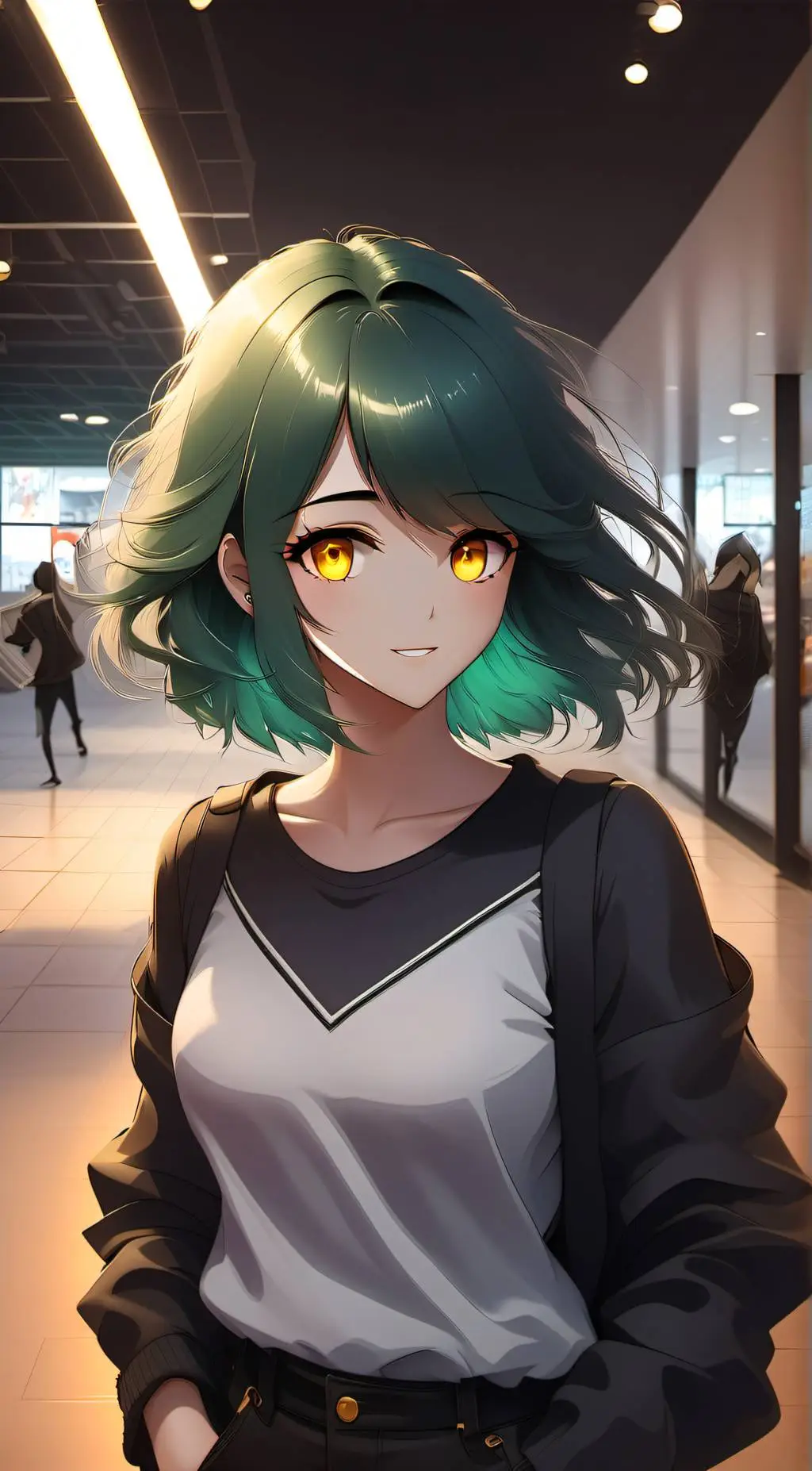 ai character: Kaede background