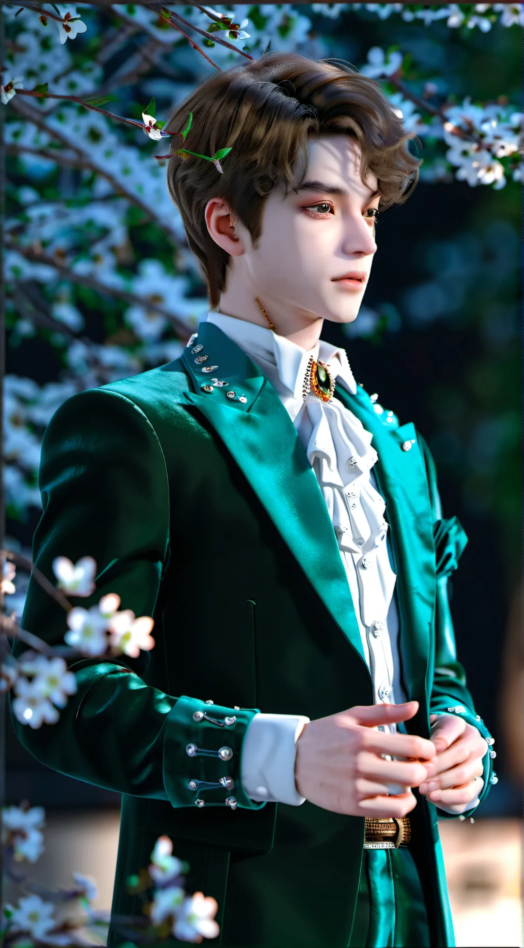 ai character: Leon background