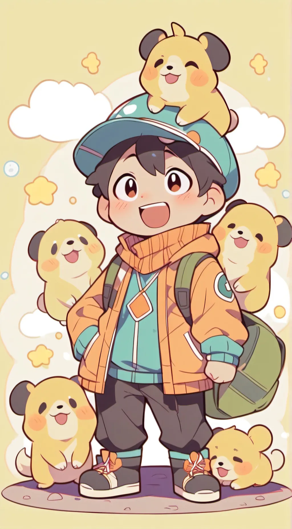ai character: ✷DogDay✷ background