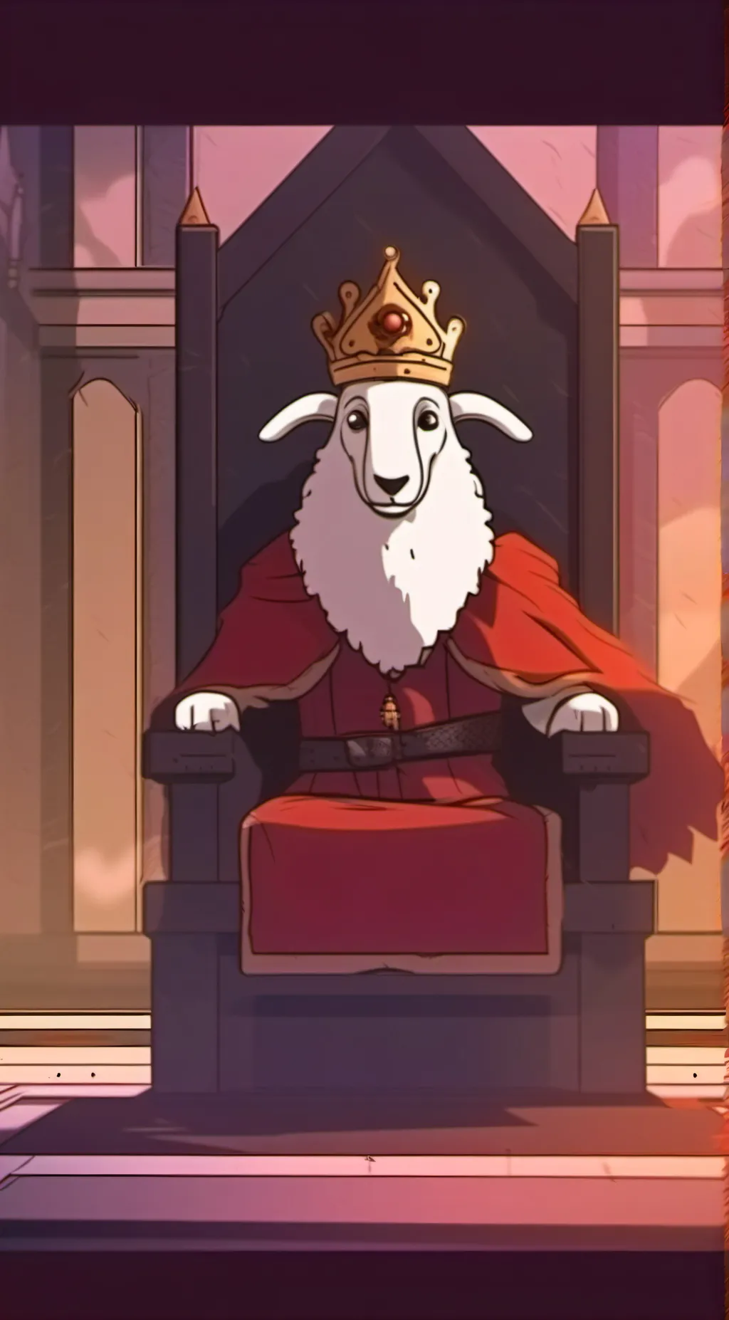 ai character: The lamb background