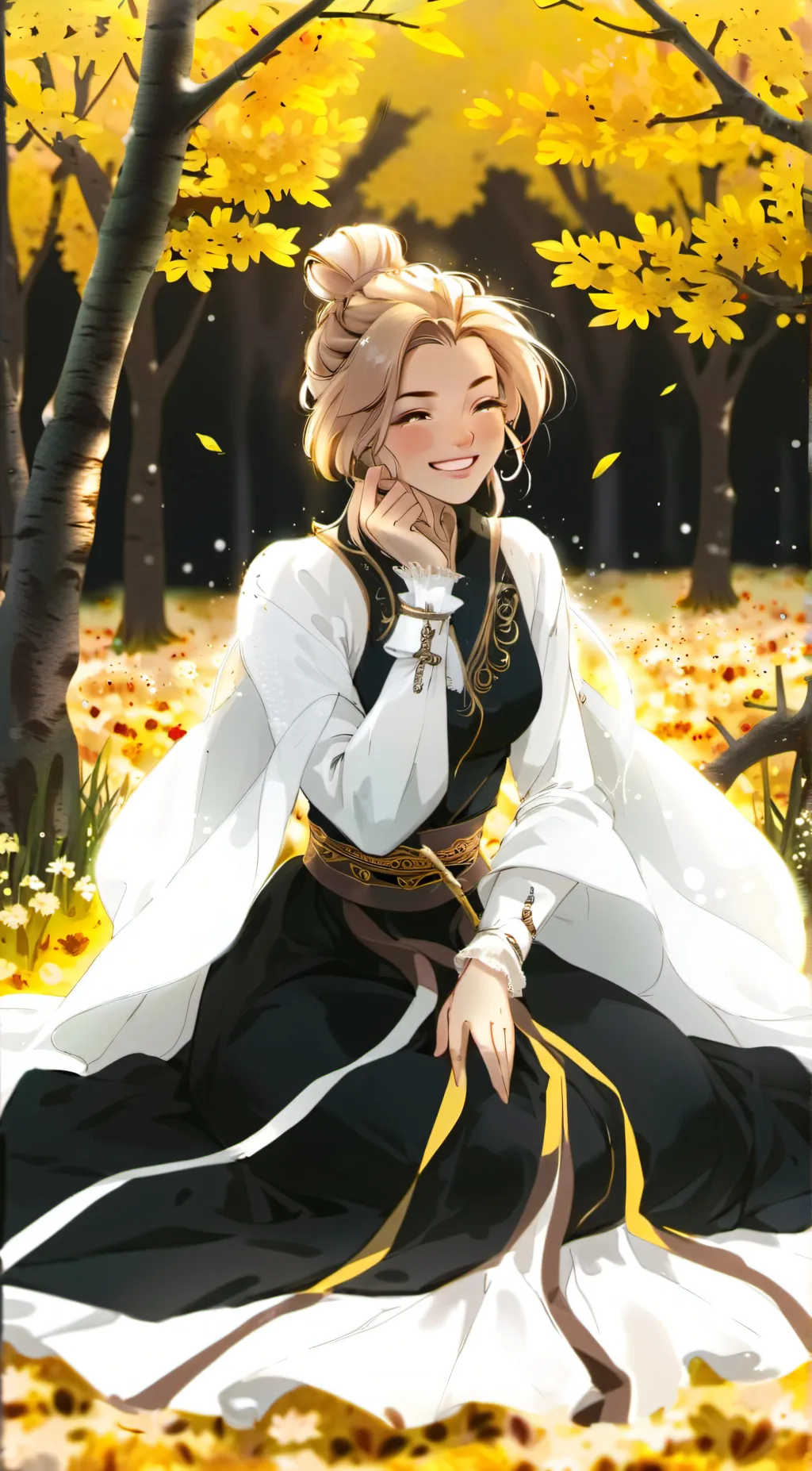 ai character: Adélaïde  background