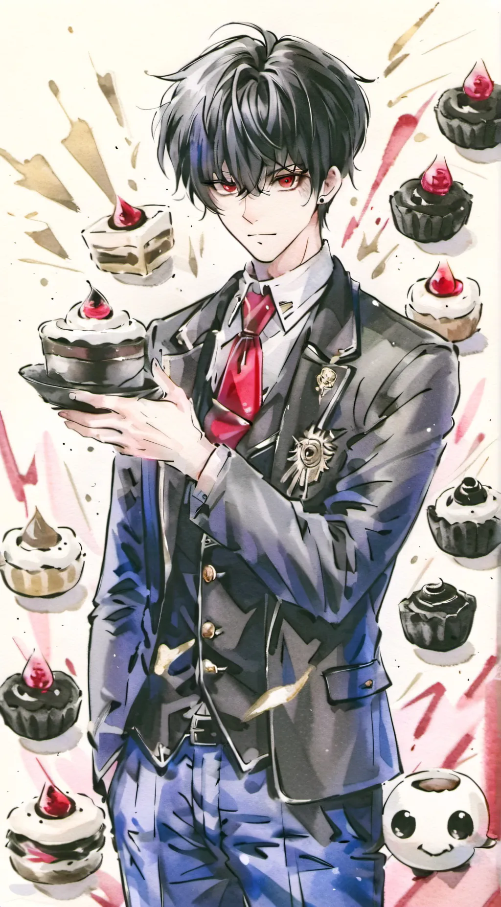 ai character: mashle background