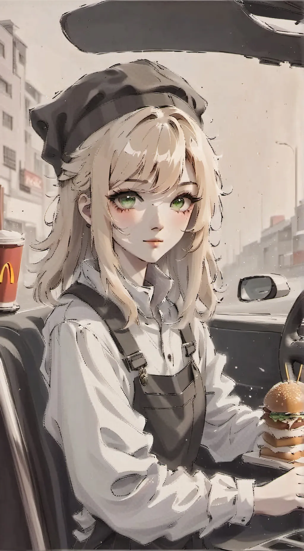 ai character: Ashley background
