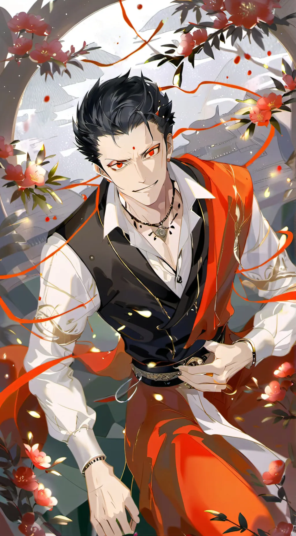 ai character: Evil aizawa background